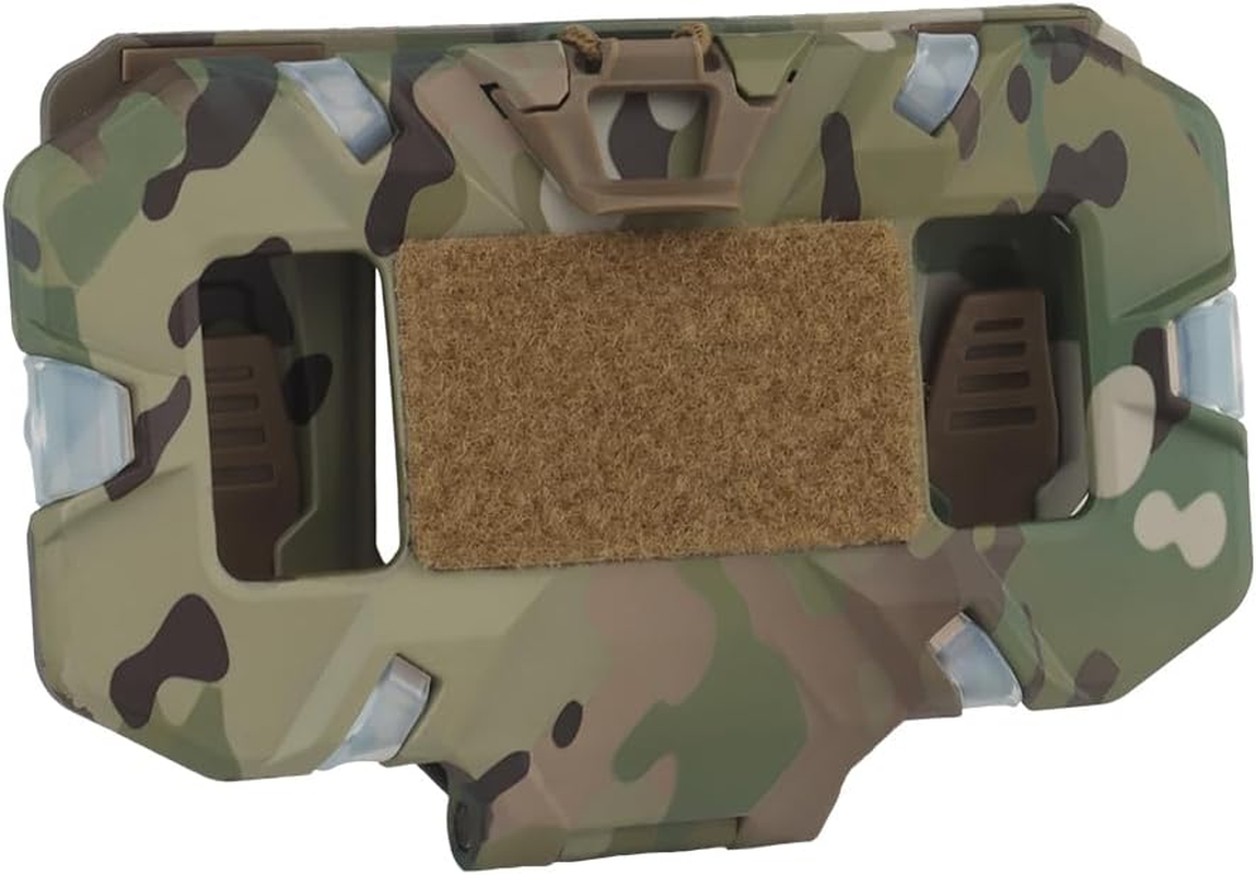 CMAIR4U Tactical Vest Phone Holder,Molle Mount,Universal Chest Phone Board Carrier Foldable Navigation Board,For Outdoor Paintball Airsoft Hunting Game (CP) - Cp image number 6