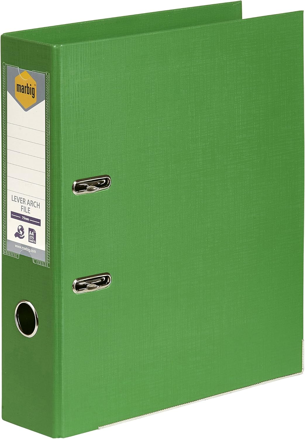 Marbig Lever Arch File A4 Pe Pink (Pack of 3) image number 6