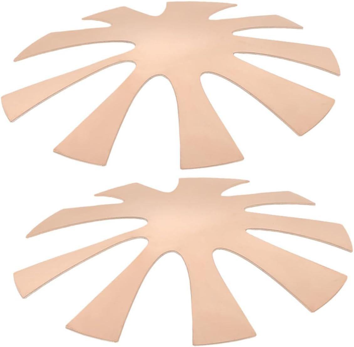 PENIKOKO 2Pcs French Manicure Guide Nail Shape Tip Tool V Shape Metal French Tip Guide for Home Nail Art Trim