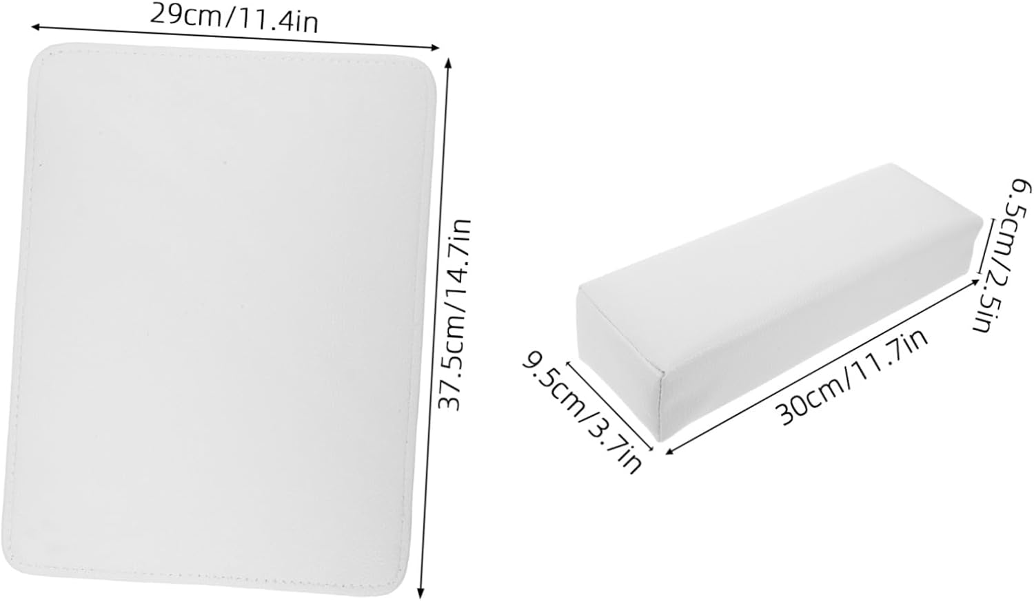 GANAZONO Complete Nail Art with Fake Leather Hand Pillow and Table Mat Nonslip Manicure Armrest Cushion for Salon and Home Use Thick PU Leather Nail Rest Holder image number 1