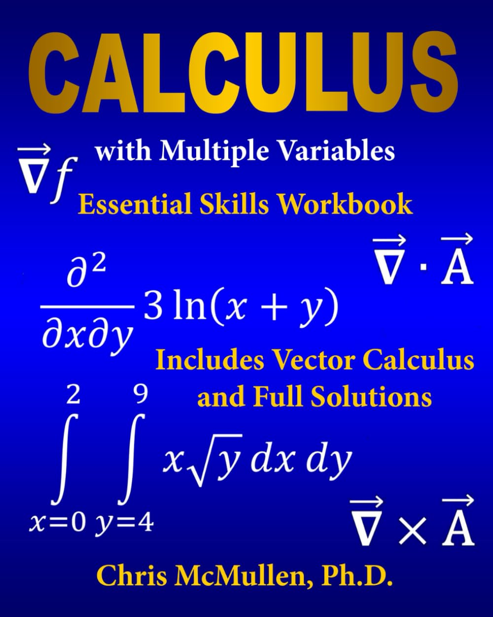 Calculus with Multiple Variables Essential Skills Workbook: Includes Vector Calculus and Full Solutions image number 1