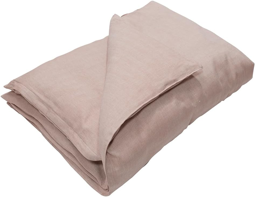 Kindsgut Children'S Bed Linen Dusky Pink 100% Cotton, 135 X 100 Cm with Zip, Breathable and Washable at 40&deg;C, Suitable for Tumble Dryer, Subtle Design with High Quality image number 4