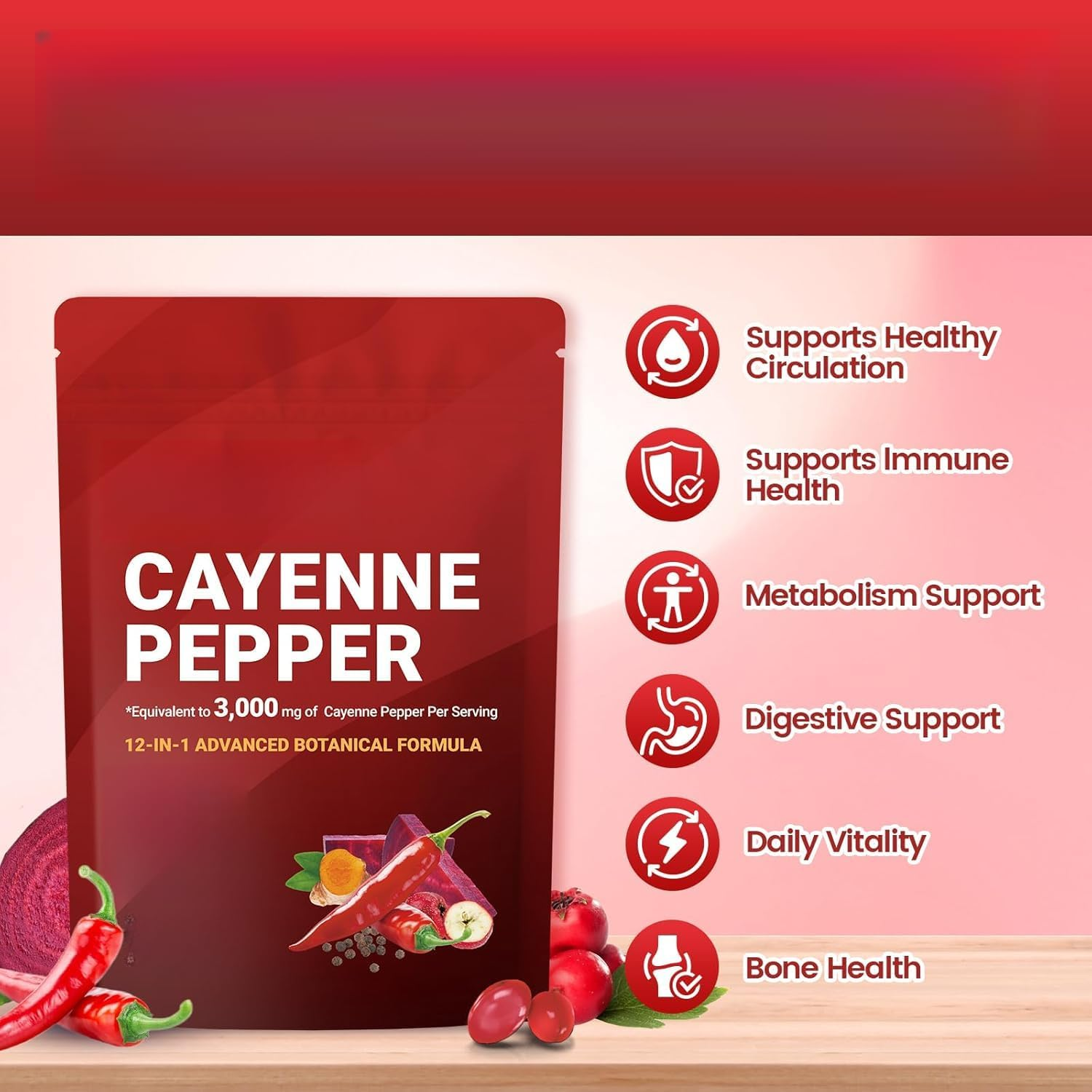 Cayenne Pepper to Support Leg Vein, Heart and Blood Vessel Health image number 3