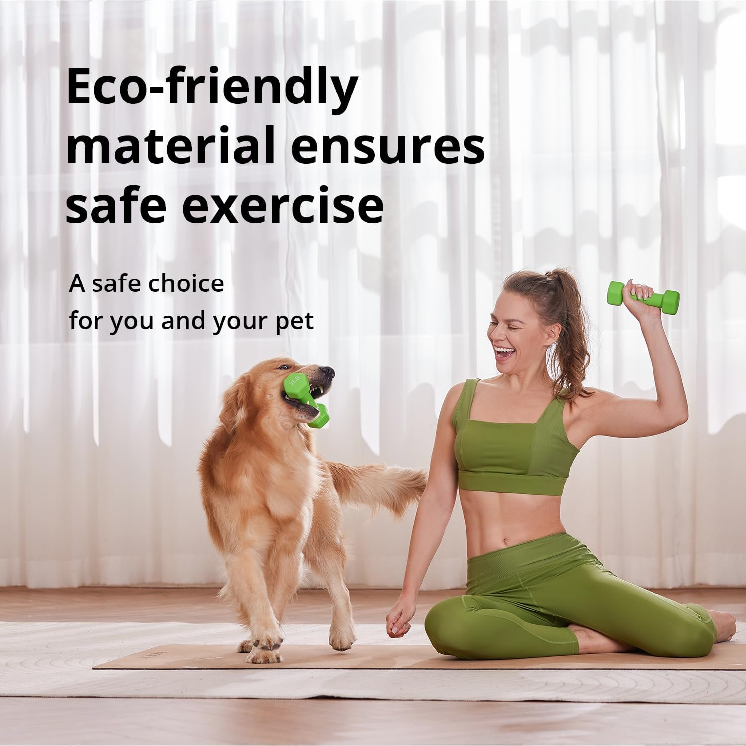 Portzon Weights Dumbbells 10 Colors Options Compatible with Set of 2 Neoprene Dumbbells Set,1-15 LB, Anti-Slip, Anti-Roll, Hex Shape image number 4