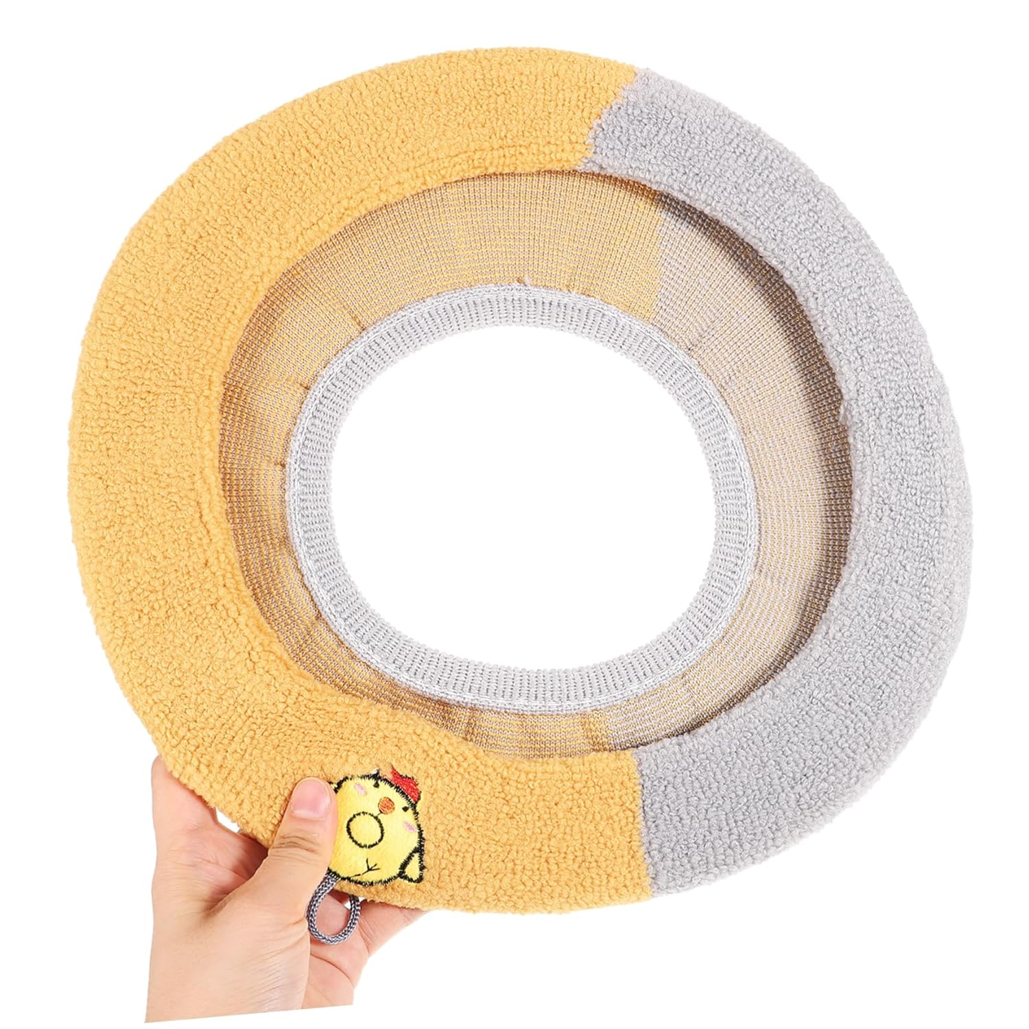 Yardenfun Toilet Seat Cushion Pad Breathable Washable Cover for Comfort and Warmth Fits Standard Toilets for Cold Weather Use Stylish Grey Design