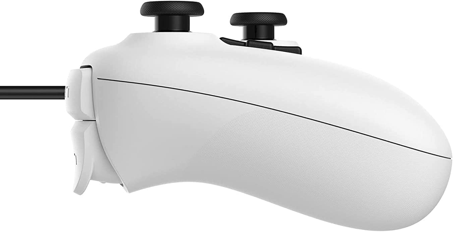 8Bitdo Ultimate Wired Controller, USB Wired Controller for PC Windows 10, Android, Raspberry Pi and Switch (White) image number 1