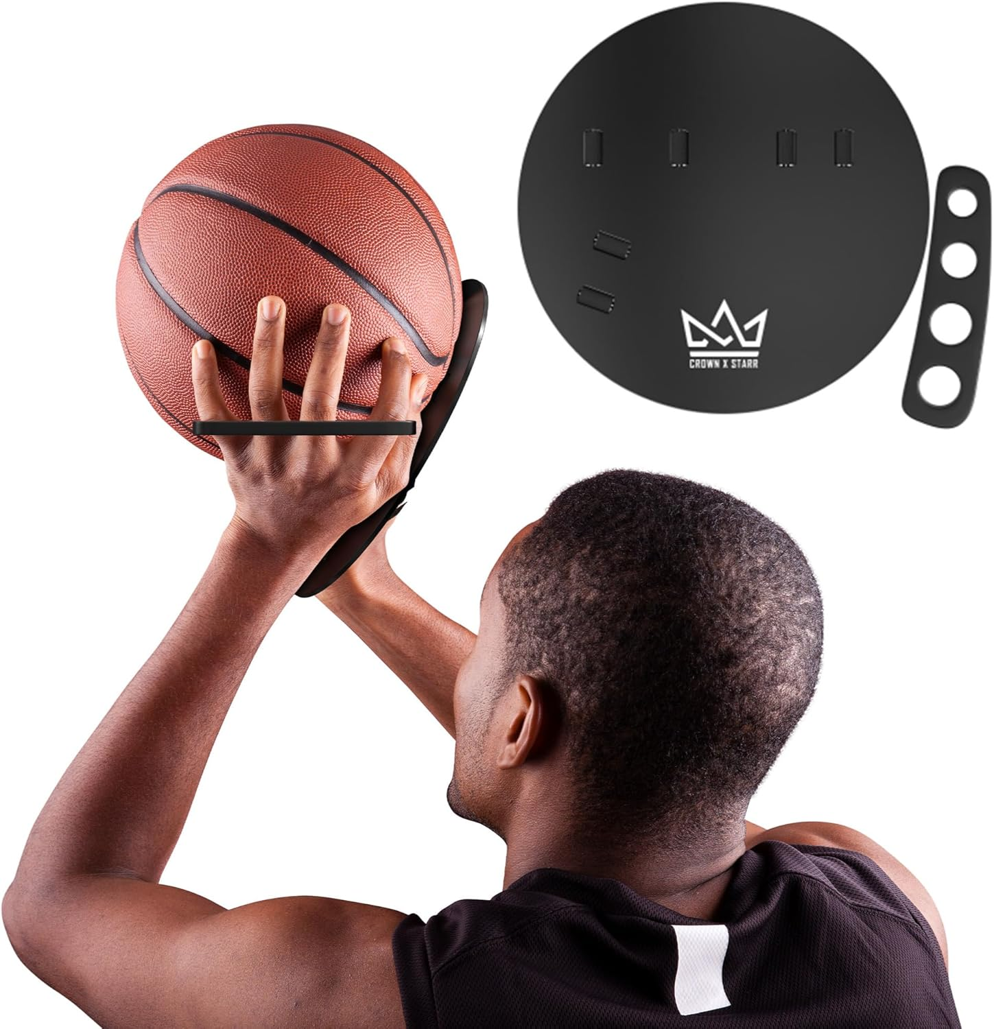 Crown X Starr Basketball Shooting off Hand Trainer - for Left Handed Shooters, Eliminate off Hand Interference - with Bonus 5.3" Shooting Aid image number 5