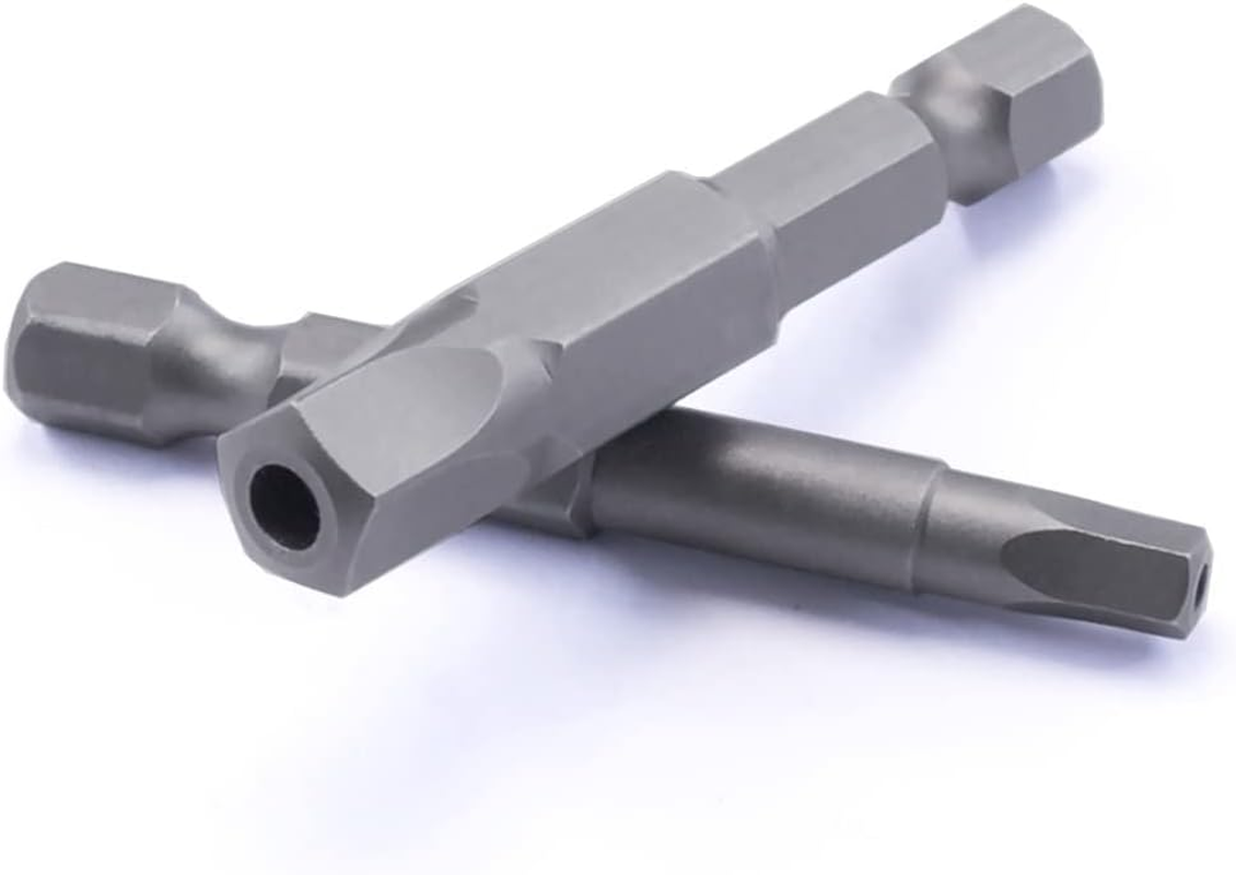 10Pcs Magnetic Pentagonal Drive Bit 5 Sided Pentagon Head Screwdriver Bits Set 1/4 Inch Hex Shank 2.15-7.35Mm Security Screw Driver Drill Bit Power Tool (2 Inch Length)