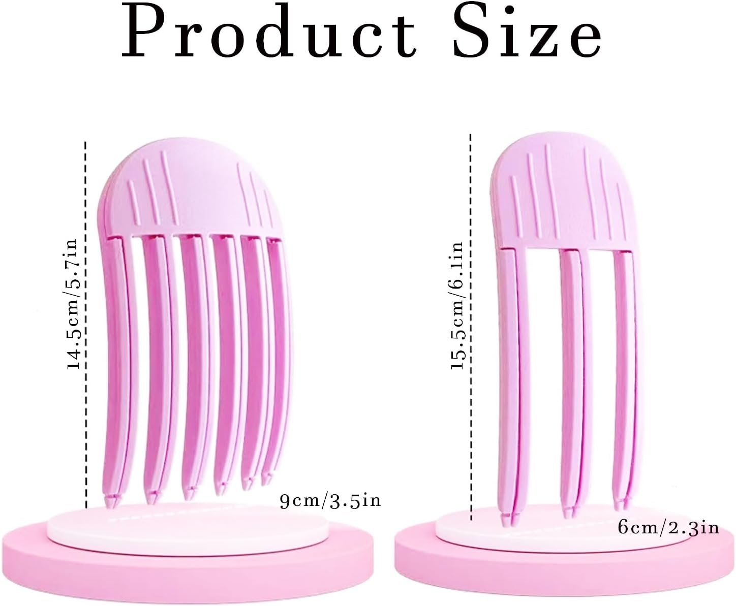 Volumizing Hair Clips Instant Root Lift Hair Clip for Women Painless No Trace Hair Tools Perfect for Voluminous Bangs and Hairstyles Suitable for All Hair Types Professional Styling Comb (4 Pcs) image number 3