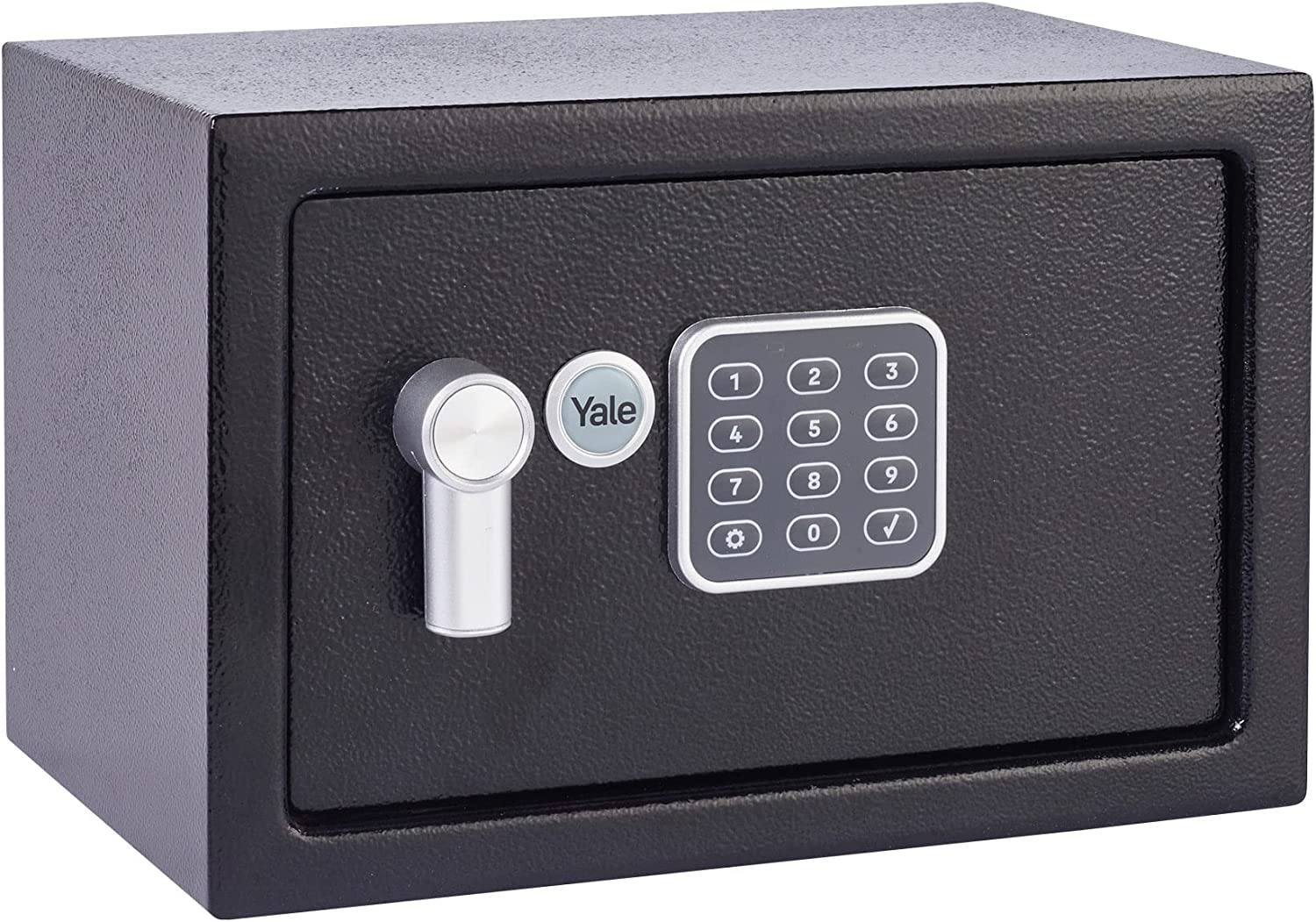 Yale YSV/200/DB2 Small Value Safe, Digital Keypad, LED Light Indicators, Steel Locking Bolts, Emergency Override Key, Wall and Floor Fixings, Black Finish, 8 Litre Capacity 20 X 31 X 20 Cm image number 6