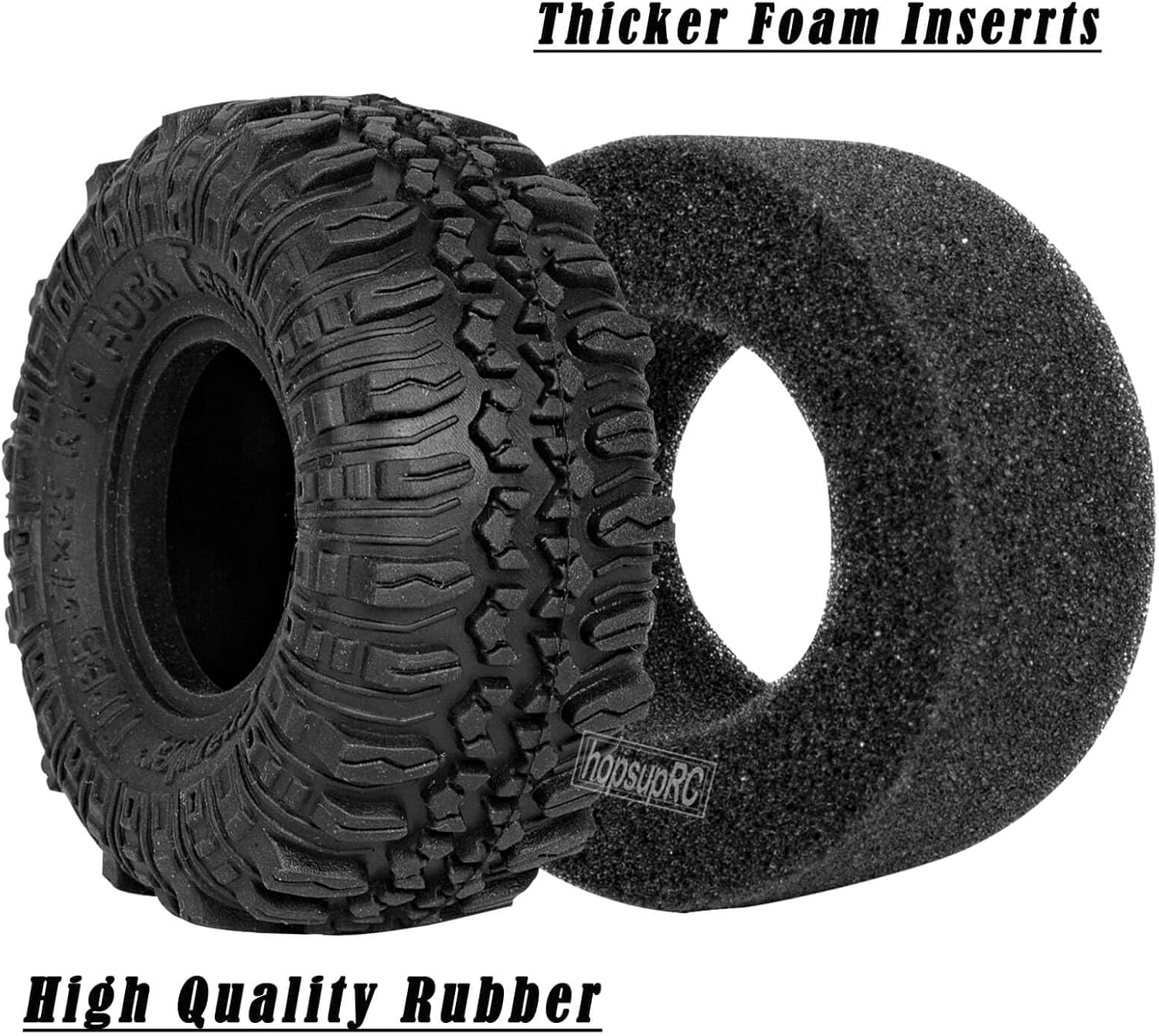 Full Brass 1.0In Beadlock RC Truck Tires Wheel Tires Upgrades Part for 1/18 1/24 Trx4M Axial SCX24 FMS FCX24 RC Crawler,Rc Wheels Hops Up(4Pcs Black) image number 1