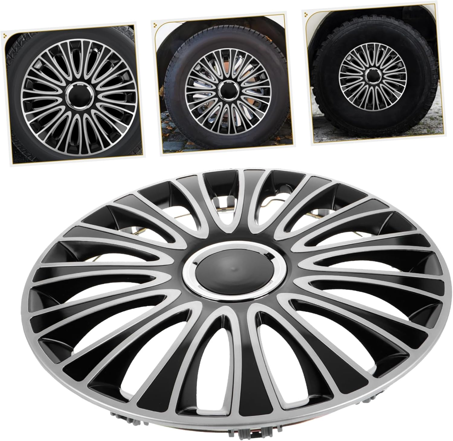 NULYLU Car Hubcap Cover Stylish Automotive Wheel Hub Covers for Easy DIY Installation Durable Design Fits Vehicle Models Chic Decoration for Enhanced Look image number 4