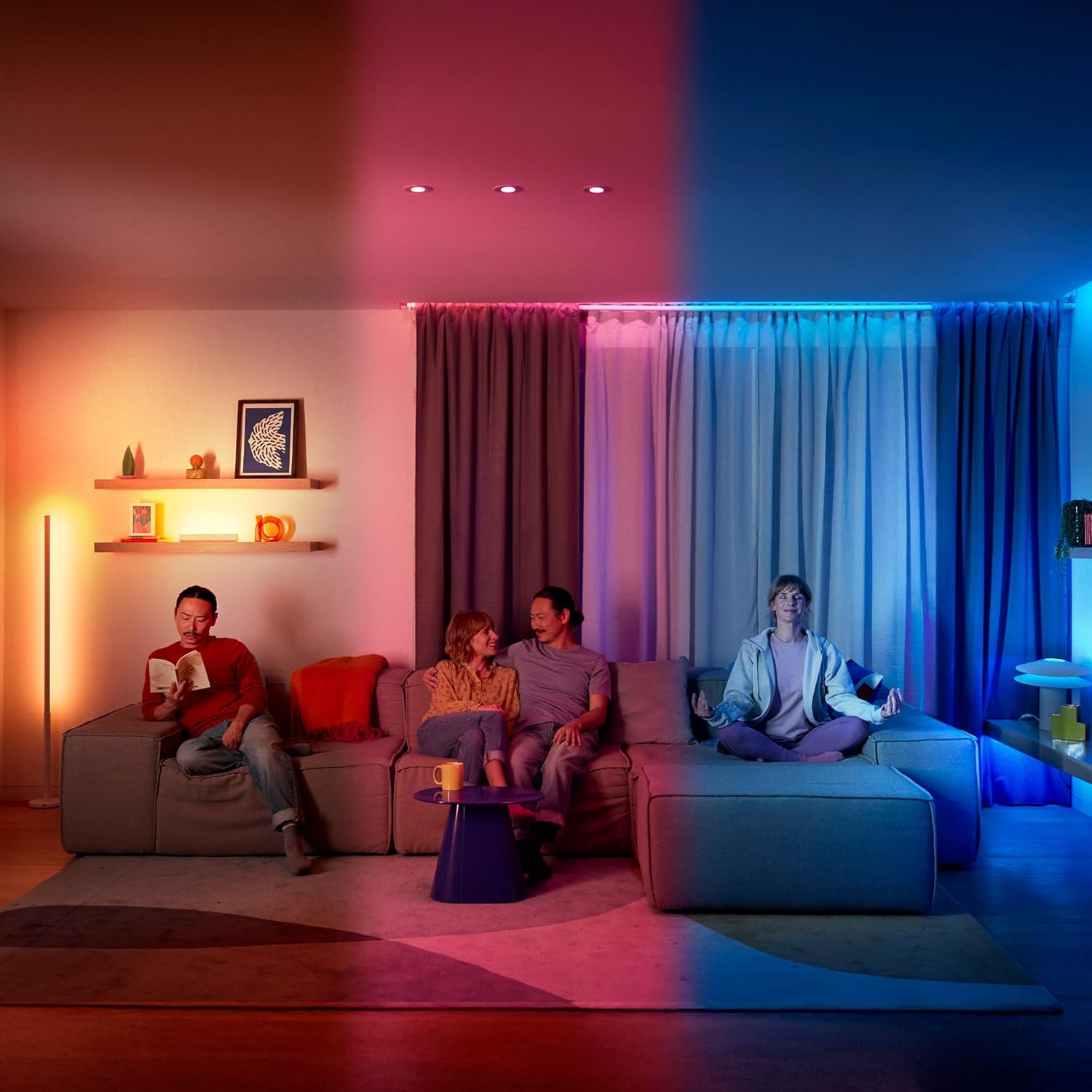 Wiz Smart LED A60 Lamp Colour and Tunable White E27 Base Equivalent 100W 2200-6500K 1521 Lumens Dimmable Compatible with Alexa, Google Assistant, and Apple Homekit 1-Pack image number 2