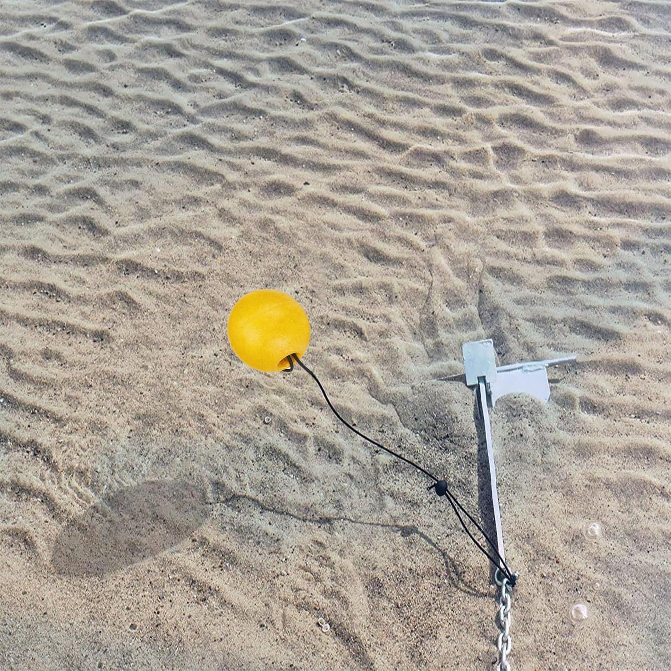 Anchor Buoy Float,2 or 4Pcs Crab Trap Floats Anchor Marker Buoy,High Visibility Buoy Float with 51" Bungee Cord & Clip - Yellow 4Pcs image number 5