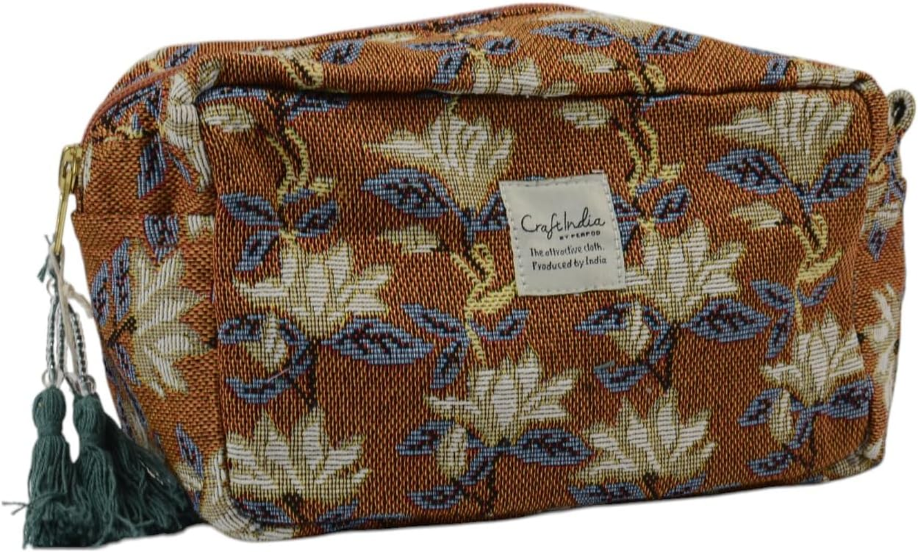 Friends Hill Gusseted Pouch, Sitar, Orange image number 4