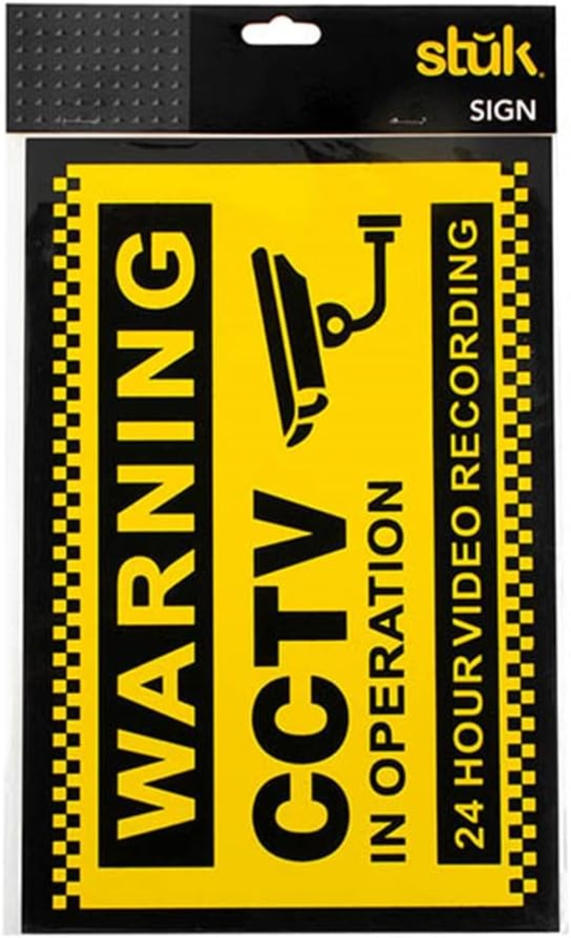 ACOS 2X Warning CCTV in Operation Security Surveillance Camera Notice Sticker Sign image number 1