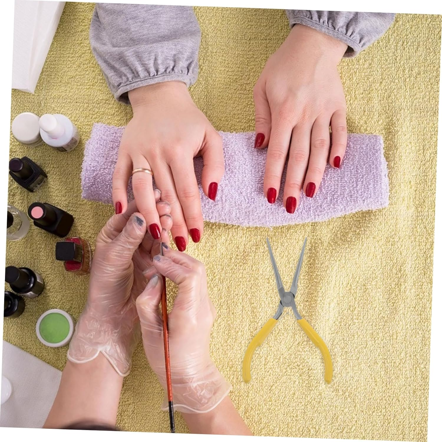 COMPUKAS Nail Shaping Pliers for Multi-Functional Nail Extensions Portable Manicure Tool for Home Use Easy to Clean Design for Enthusiasts