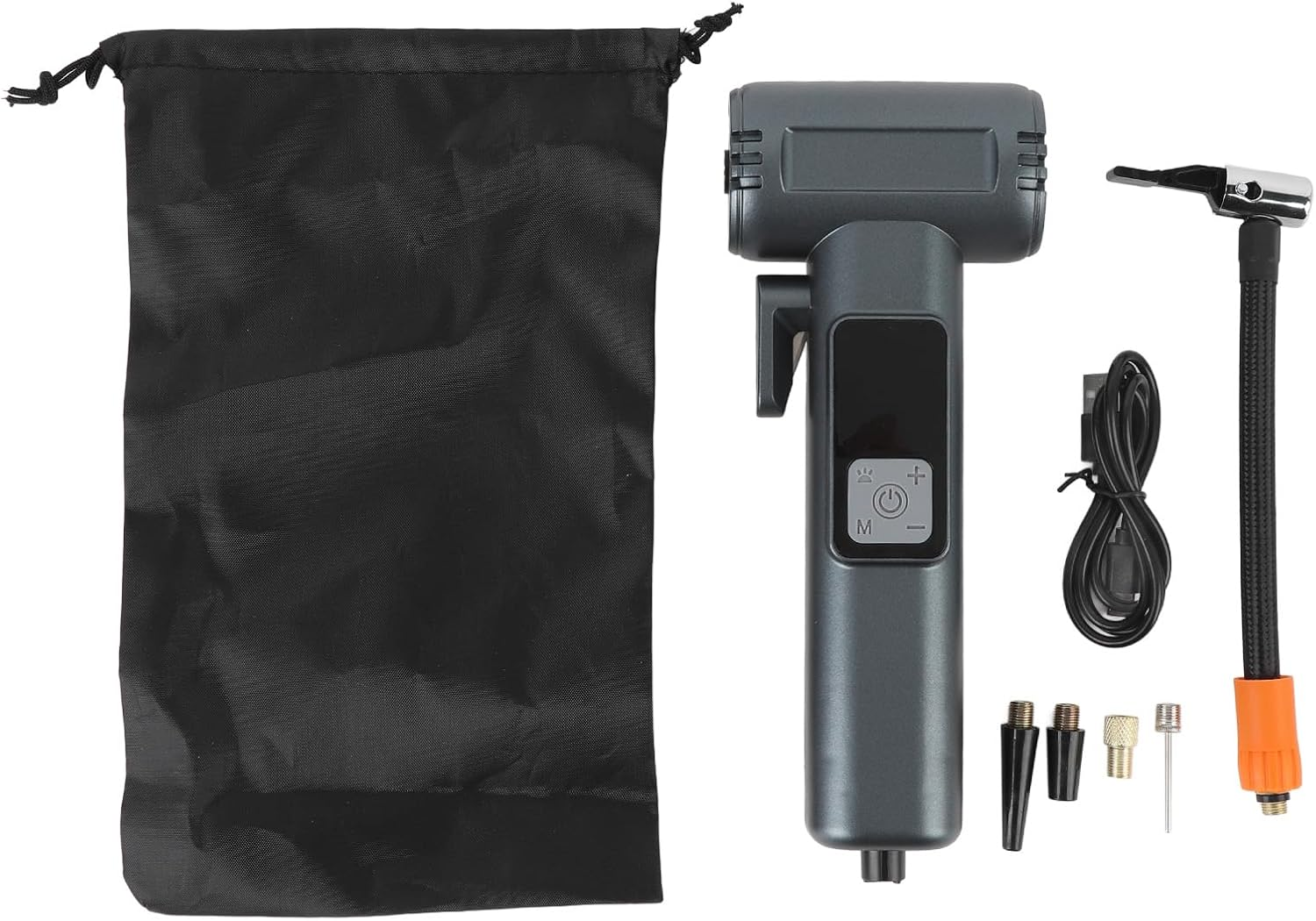 Cordless Tire Inflator Air Compressor, Handheld Air Pump for Cars Motorcycles Bikes Sport Balls, Window Belt Cutter Smart Air Pump for Car Motorcycle Ball Bike image number 1