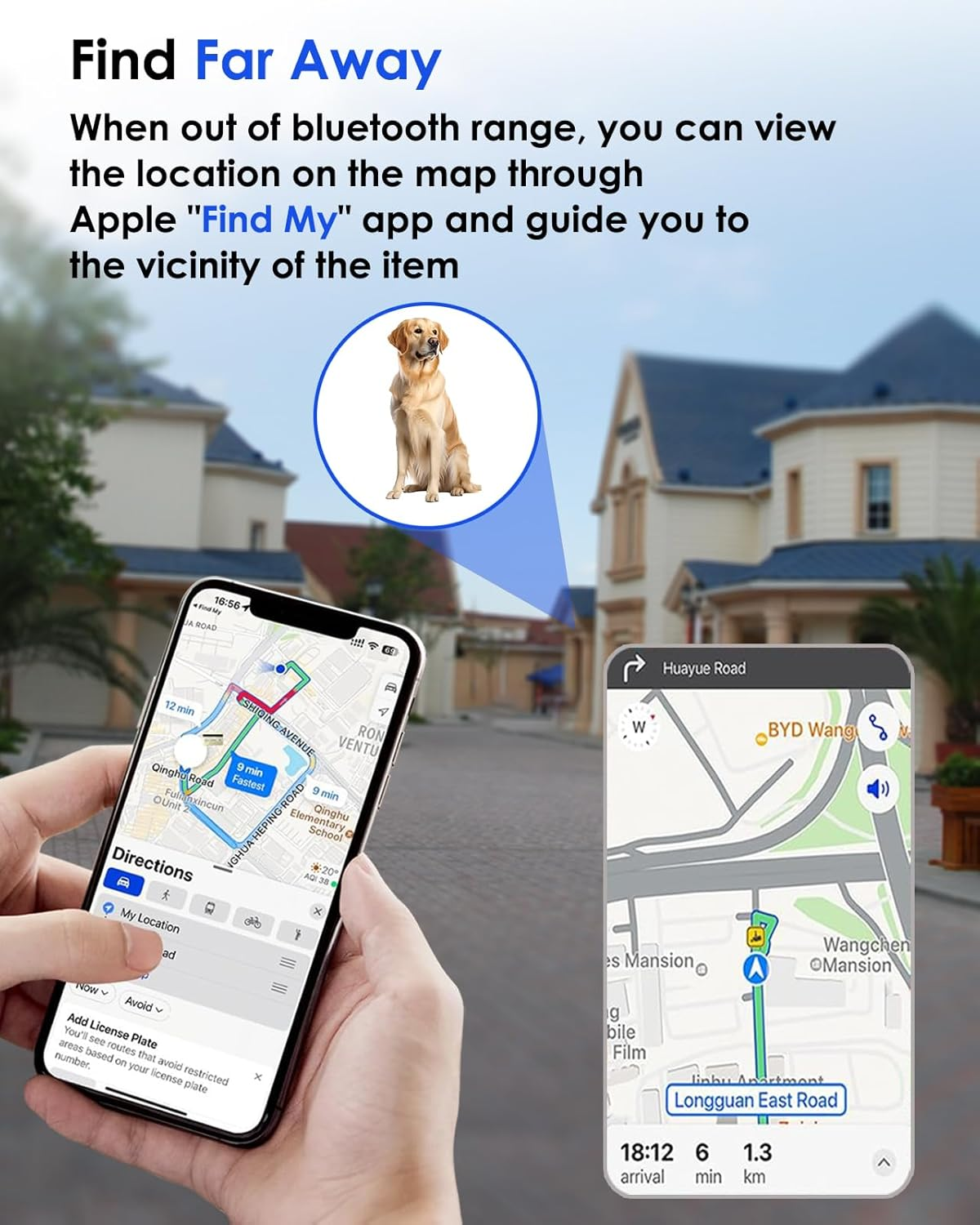 4-Pack Airtags with Holder, VISOOP Smart Bluetooth Tracker Works with Apple Find My(Ios Only), Key Finder Item Locator for Pets/Keys/Bags/Luggage Suitcases, Replaceable Battery Waterproof-Black+White image number 2