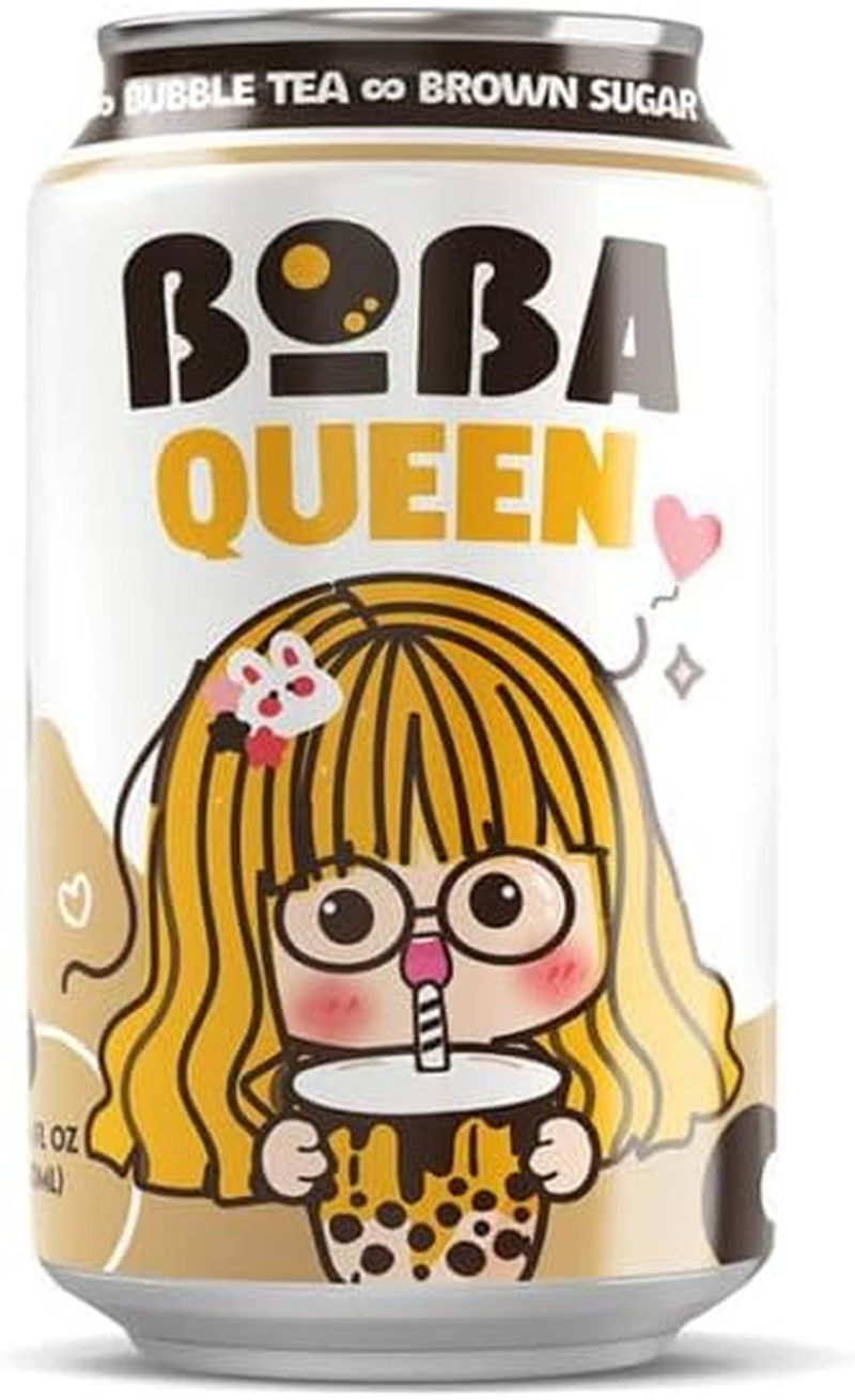 Boba Queen Bubble Tea Brown Sugar 330Ml 6 Pack image number 1