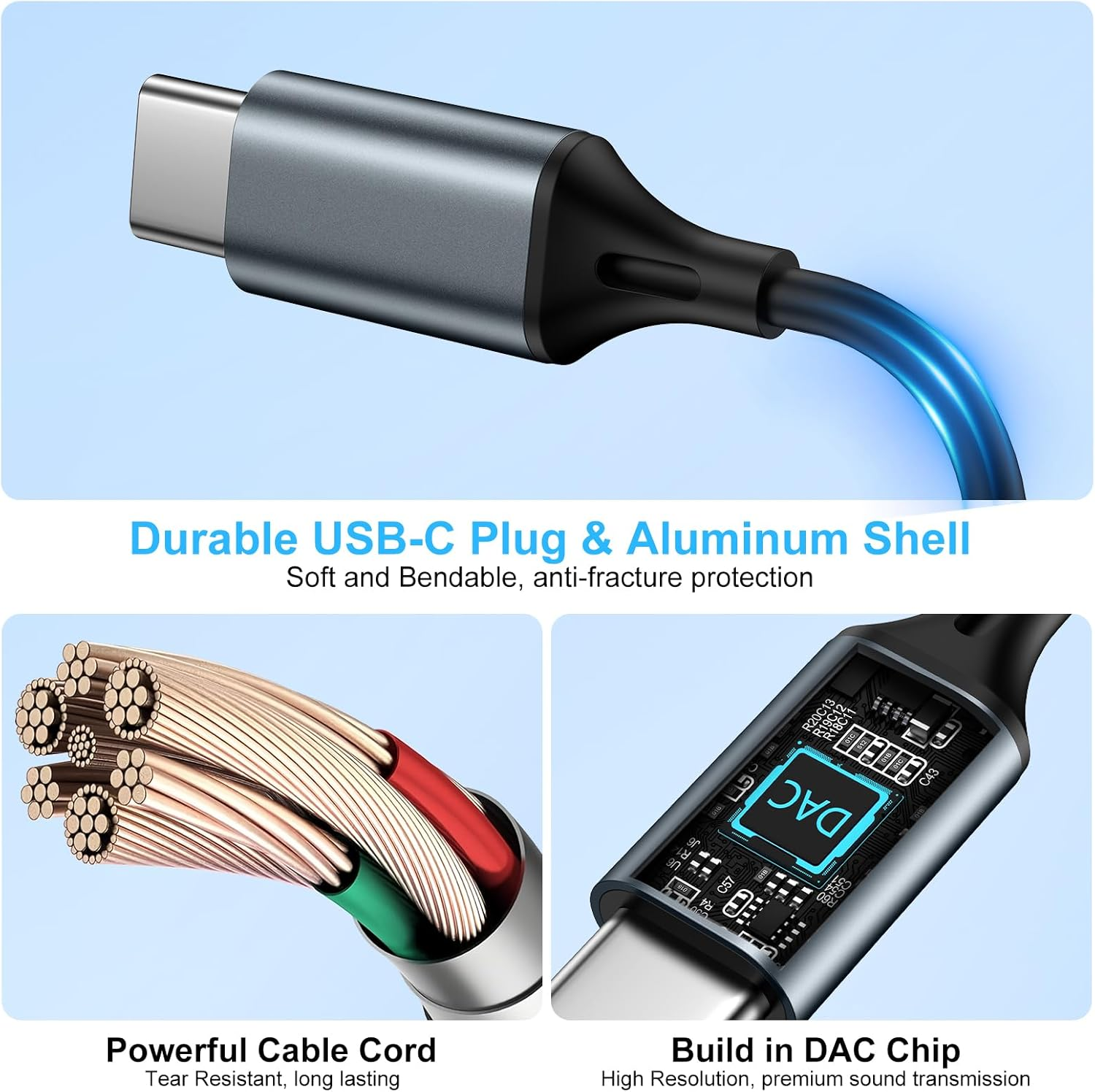 USB C Headphones Wired for Samsung Galaxy Z Fold7 Z Flip7 FE S25 Ultra S25 Edge S25+ S24 FE S23/A26 A36 A56/Pixel 9A 8, Type C Earbuds Hifi Stereo USB C Wired Earphones with Microphone Volume Control image number 1