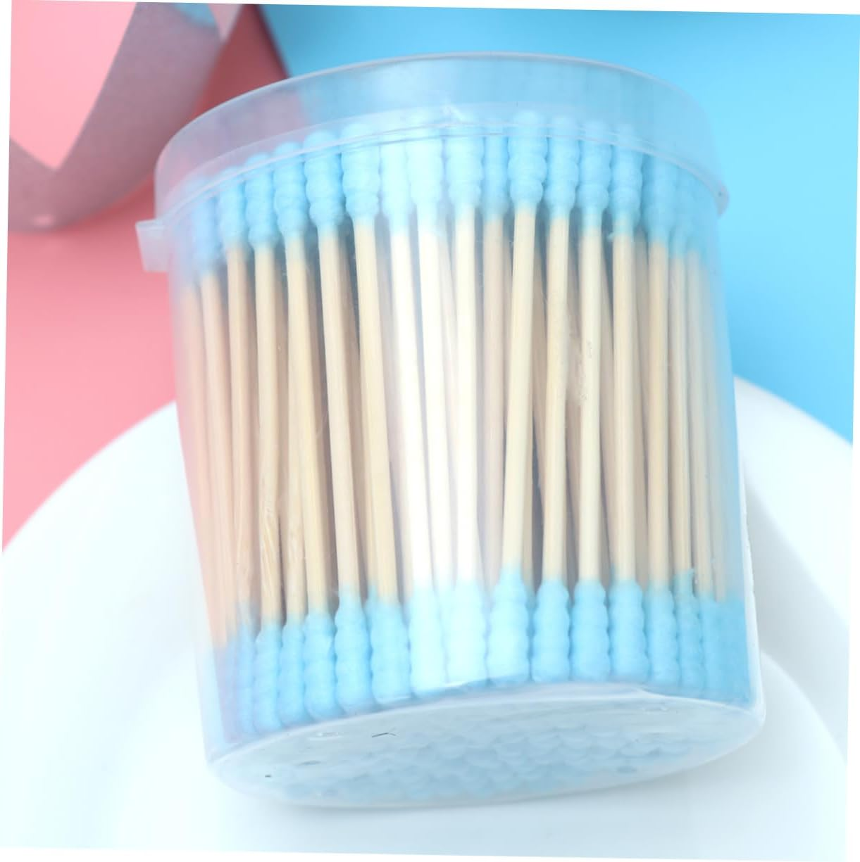 200Pcs Multipurpose Double Tipped Cotton Swabs for Baby Care and Makeup Removal, Colorful Soft Cotton Buds Suitable for Beauty Cleaning and Personal Care Random Color image number 1