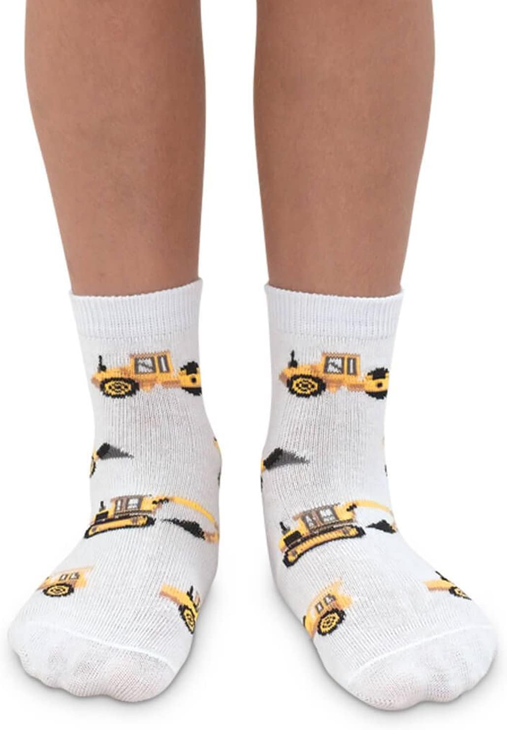 Jefferies Socks Little Boys' Construction Triple Treat Socks (Pack of 3) image number 1