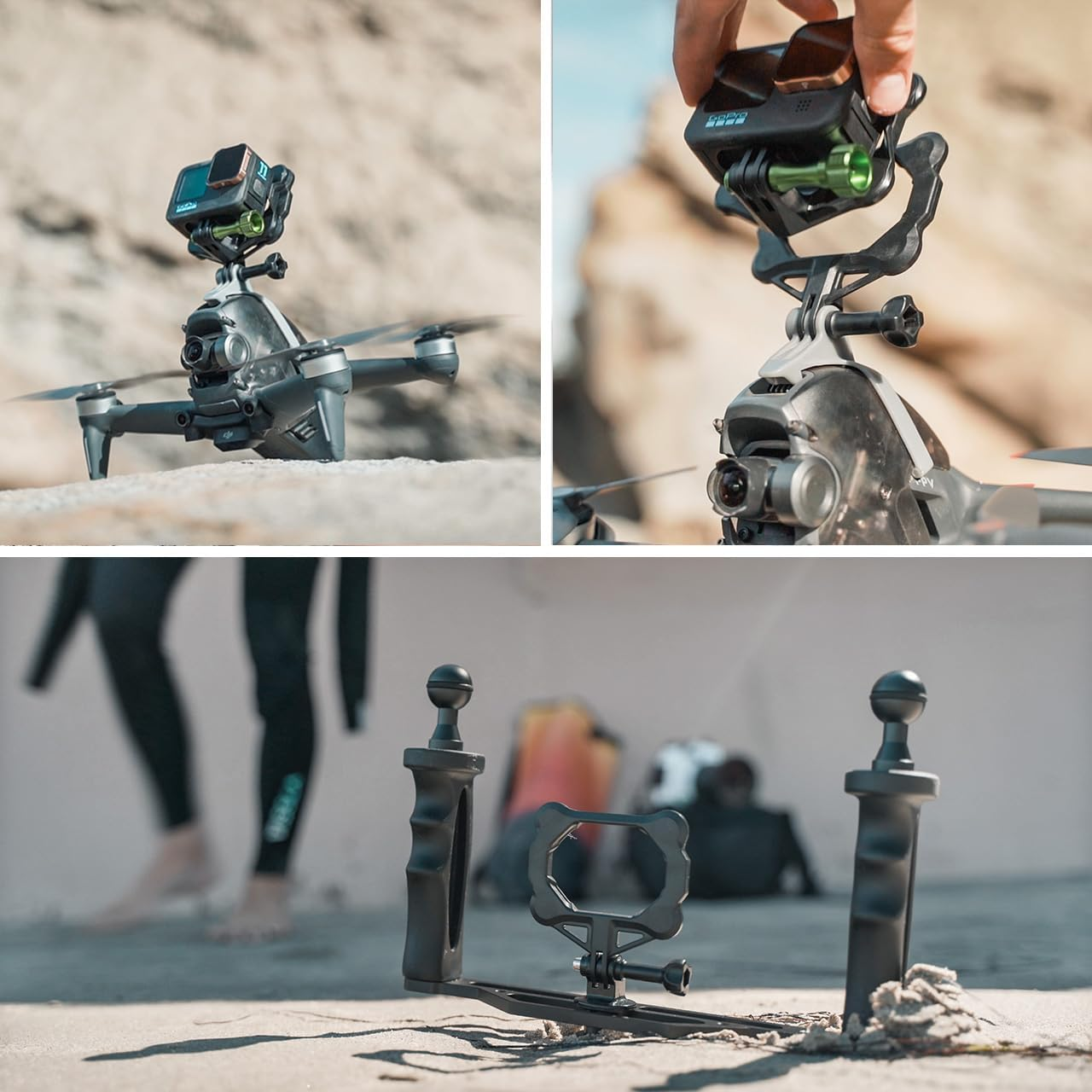 SNAP Mounts PRO &ndash; Magnetic Action Camera Mount for Gopro Compatible with Gopro Hero, Gopro Max, DJI Osmo Action image number 5