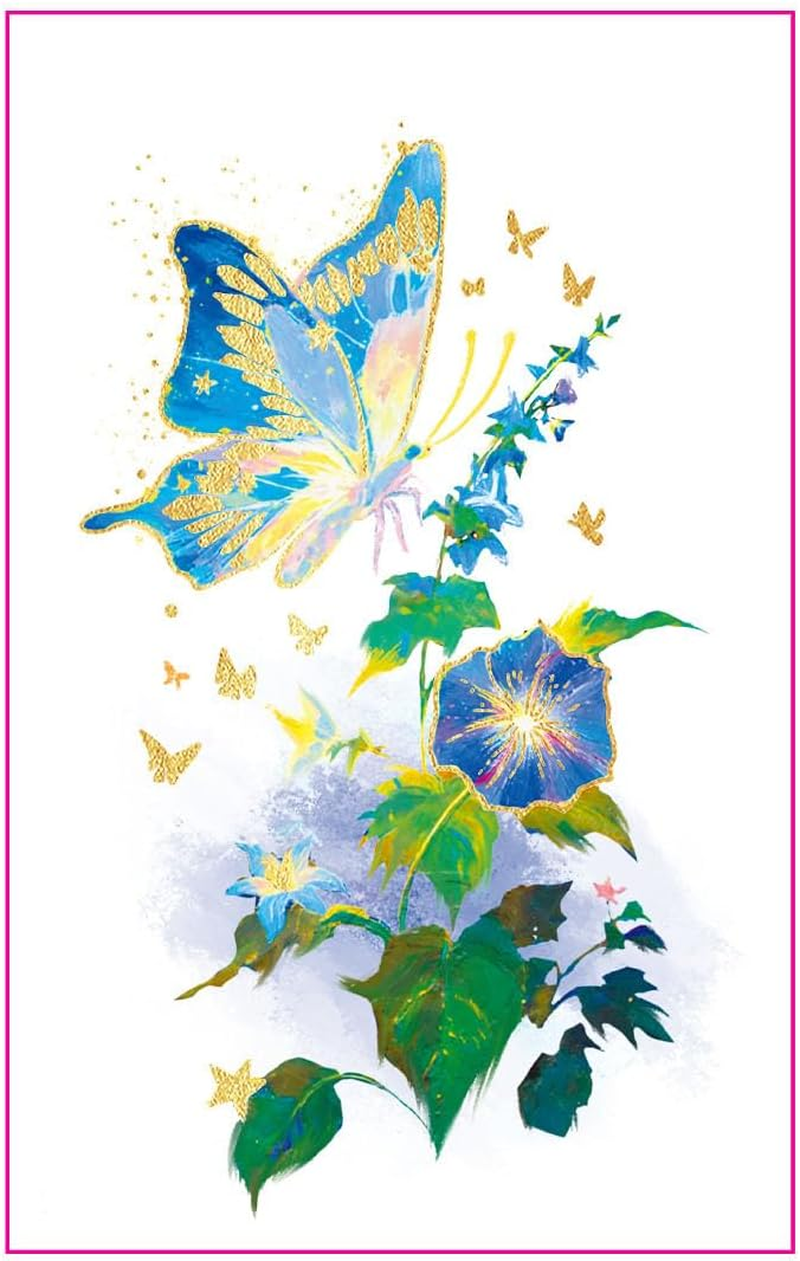 Palumma 8 Premium 3D Butterfly Temporary Tattoos Realistic Watercolor Body Art for Party Wedding Festival Decor image number 5