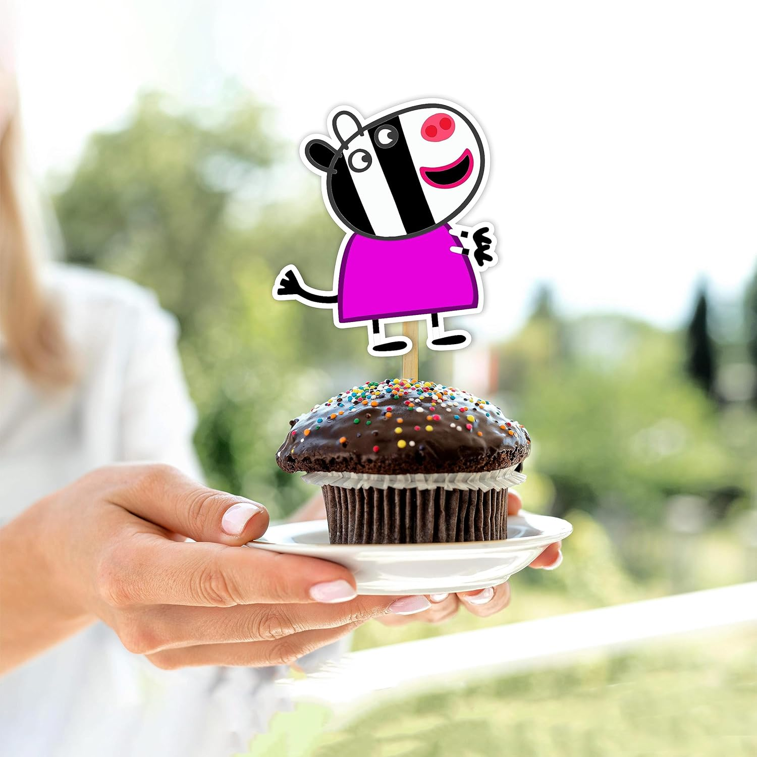 Pepa Pig Cupcake Topper