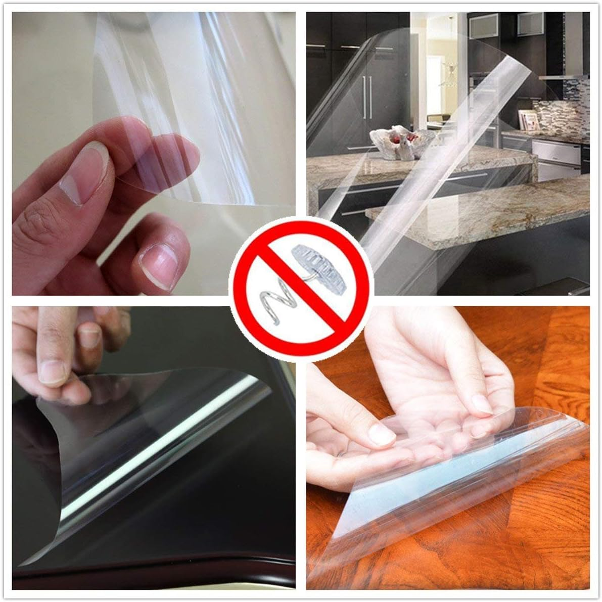 10 Pcs Furniture Protectors from Cats, Clear Self-Adhesive Cat Scratch Deterrent, Couch Protector 4 Pack X-Large (18"L 12"W) + 4 Pack Large (18"L 9"W) + 2 Pack (18"L 6"W) Cat Repellent for Furniture, image number 2