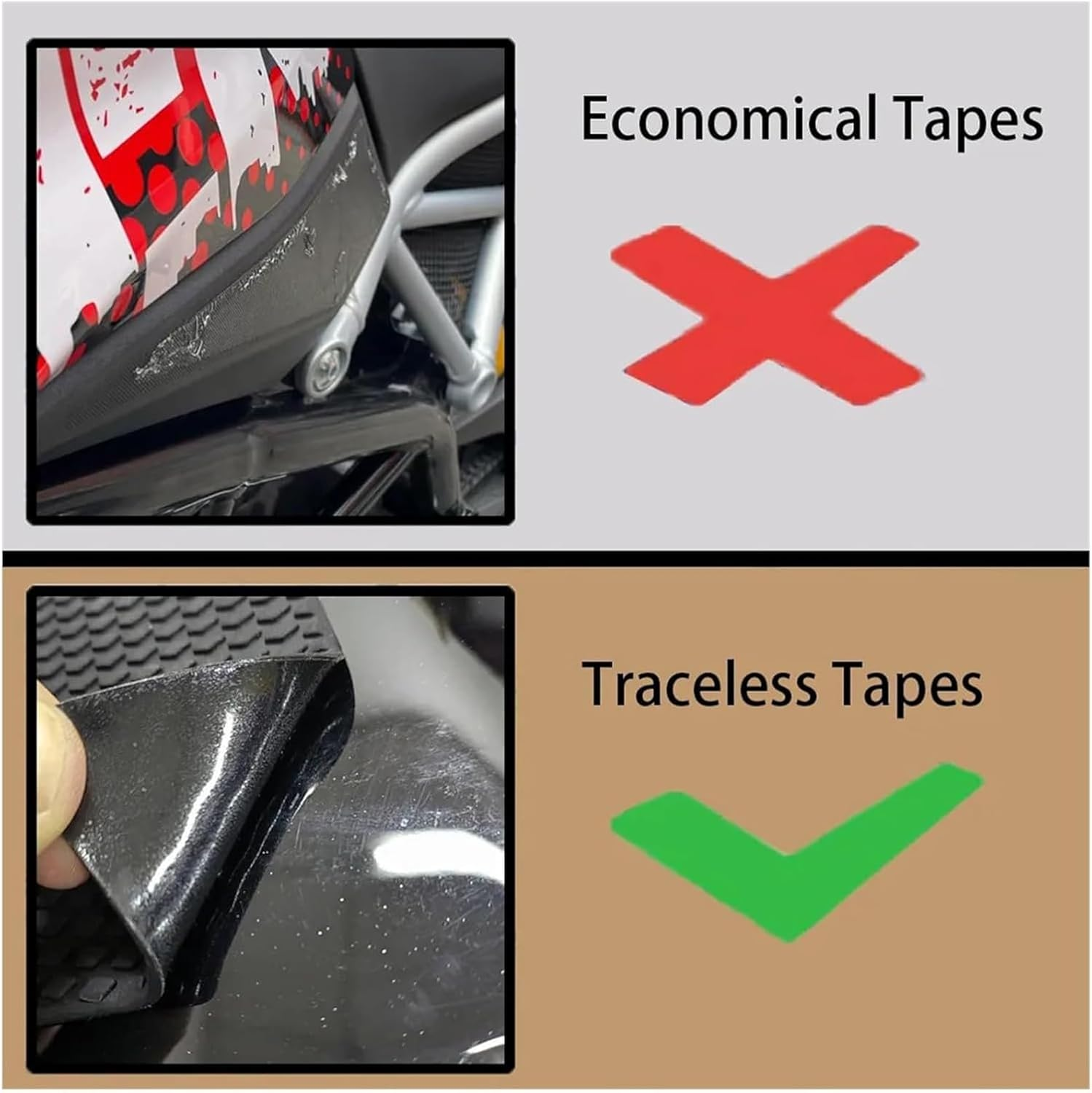 Compatible with BMW G310GS G 310 GS G310R G 310 R Motorcycle Side Fuel Tank Pad Protector Stickers Decal anti Slip Gas Knee Grip Traction Pad Tankpad Self-Adhesive Rubber Accessories(G310R) image number 6