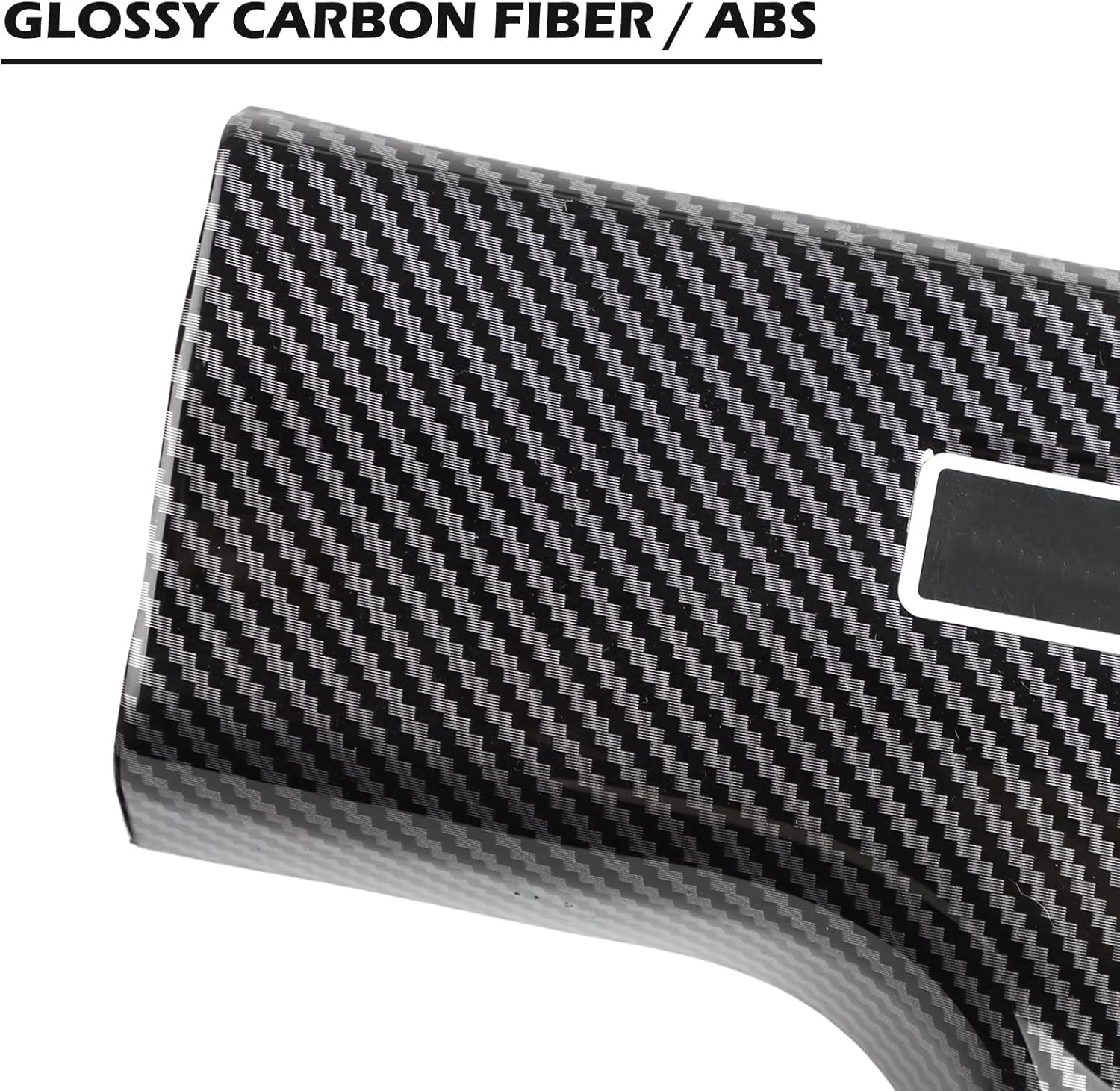 FLAMPETUS Door Sill Protector for Tesla Model Y, 4 Pieces Door Entry Protectors Strips for Inner Side, Tesla Model Y Accessories 2021 2022 2023 for 5-Seater, Glossy Carbon Fiber Pattern image number 4