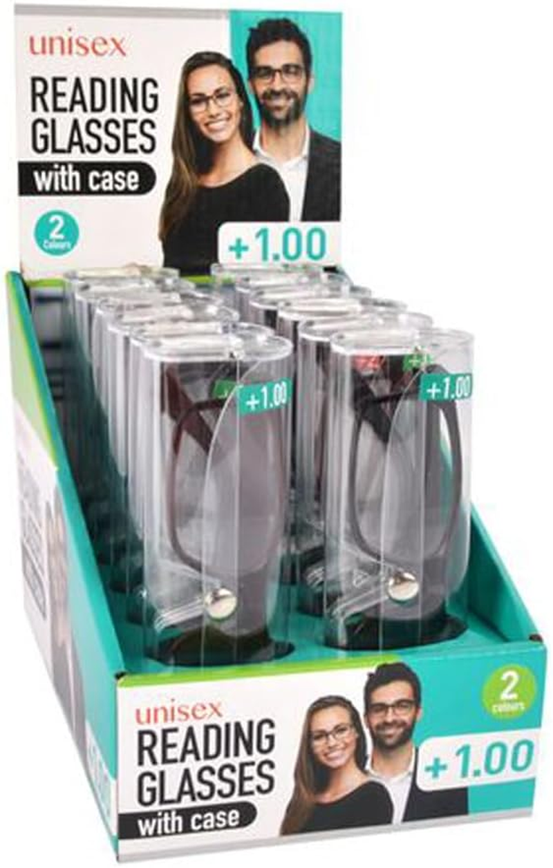 Yatsal Unisex +1.00 Magnifying Reading Glasses with Case image number 2