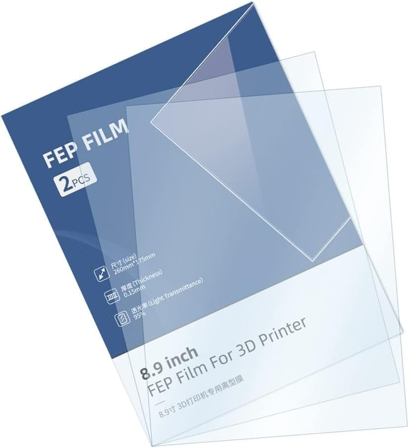 2Pcs/Set 3D Printer Parts FEP Film Thickness 0.15Mm for Photon Mono X (6K) Film 3D Printing Accessories image number 2