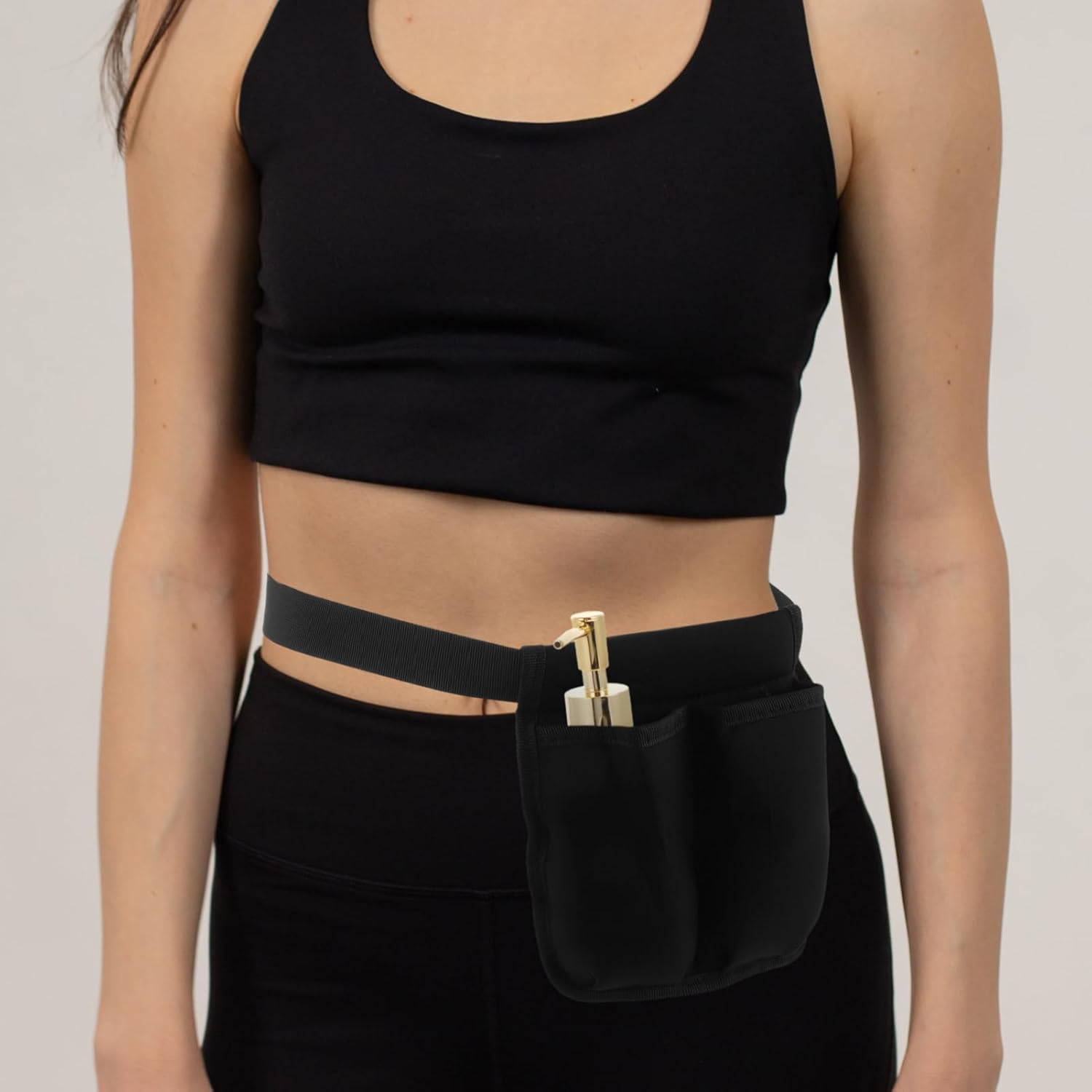 Healeved Adjustable Belt Waist Organizer with Multiple Pockets for Essential Oil Bottles Massage Oil Holder for Therapists Travel Use