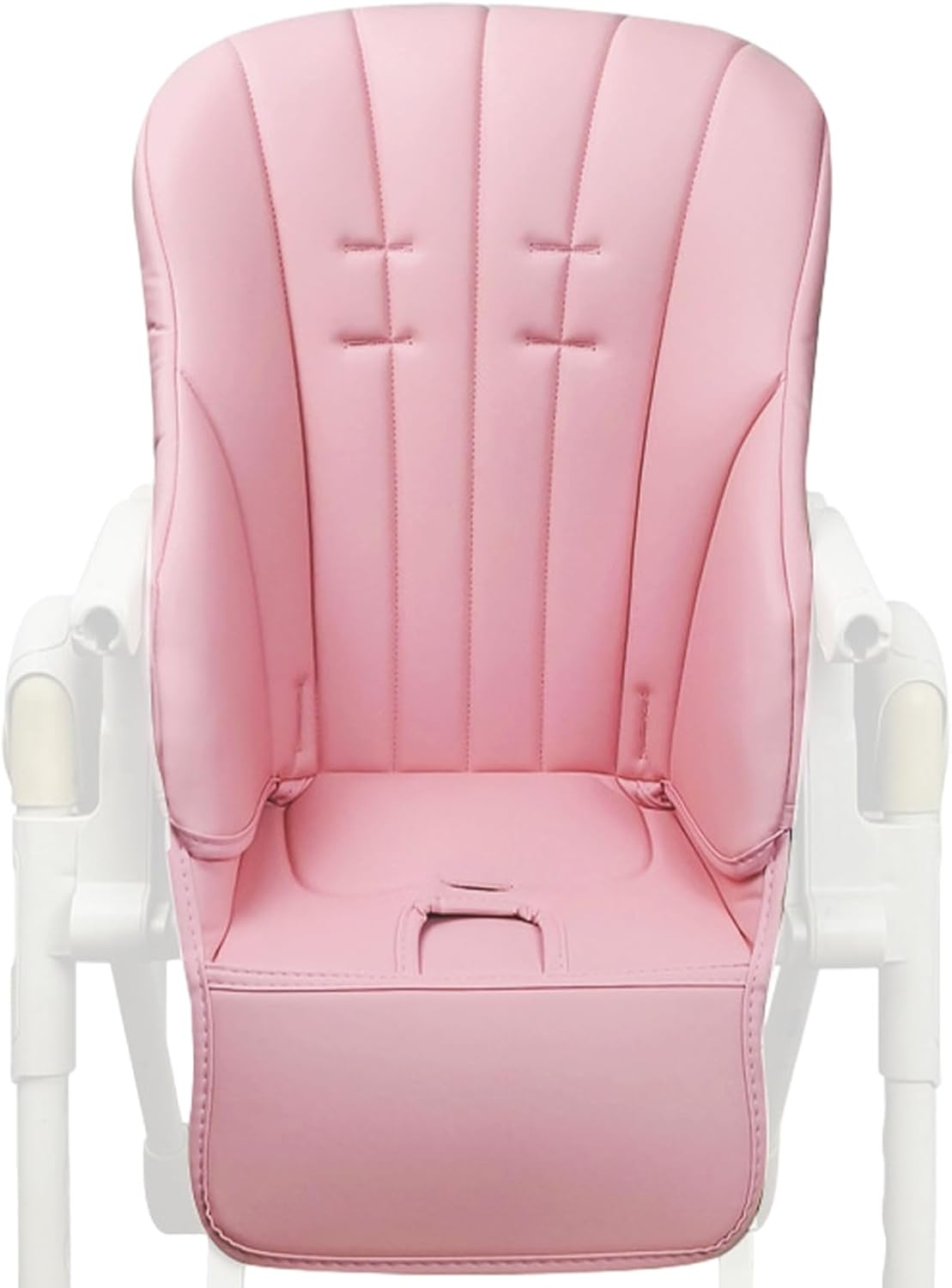 Baby High Chair Leather Cover, Toddler Seat Cushion Pad 31.5X15.75X0.79 Inches, Waterproof Padded Insert, Soft Leather Material, Easy Wipe Clean, for Feeding Chairs