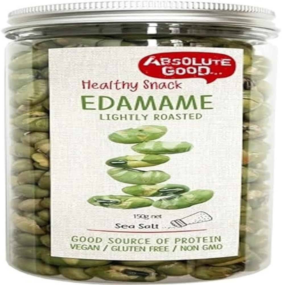 Absolute Good Roasted Sea Salt Edamame 150 G image number 1