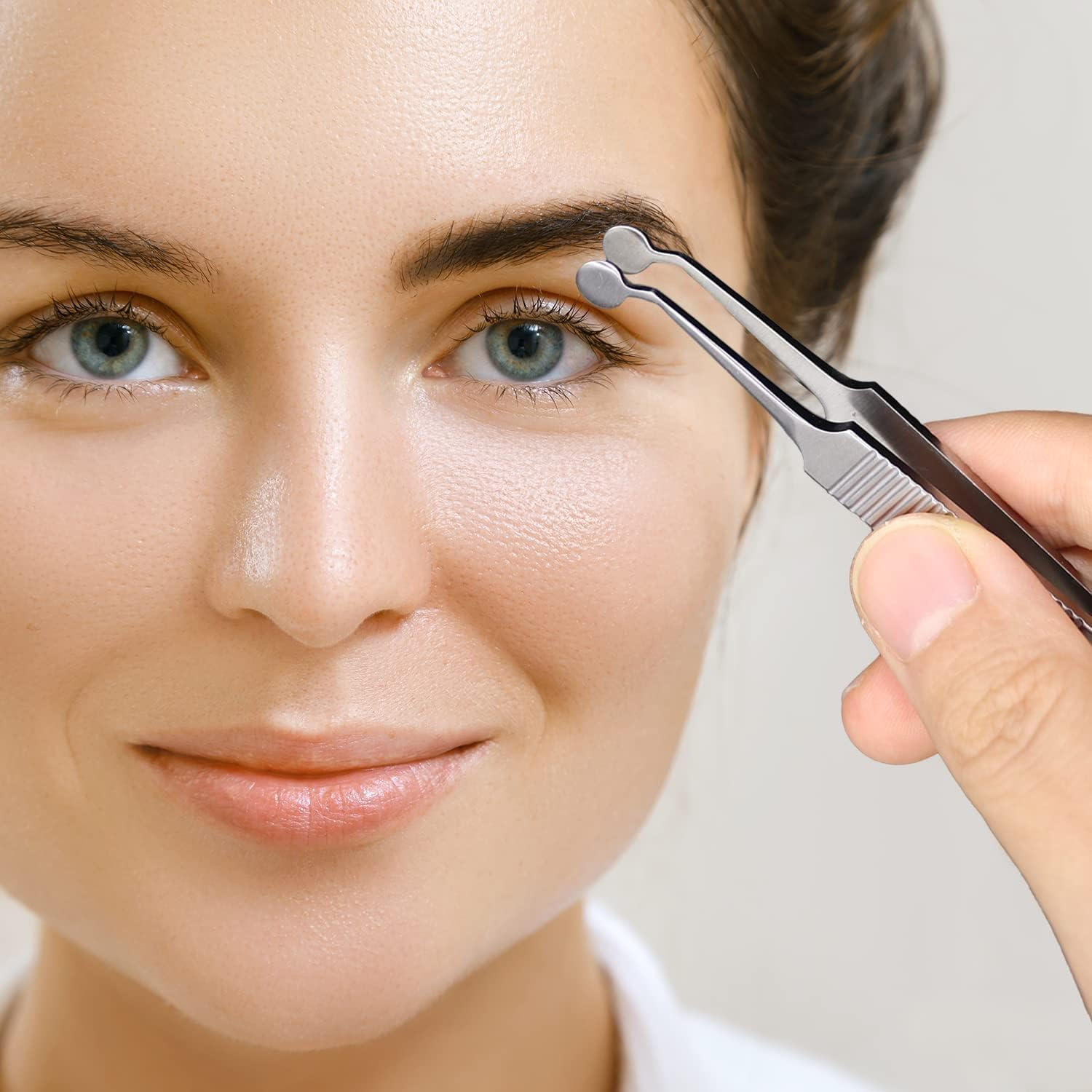 Precision Tweezer for Eyelid Gland Cleaning and Dry Eye Relief, Durable Stainless Steel, Rust-Resistant, Non-Slip Handle, Easy to Use, Lightweight, 4.33 Inches Length - Haheihei image number 4