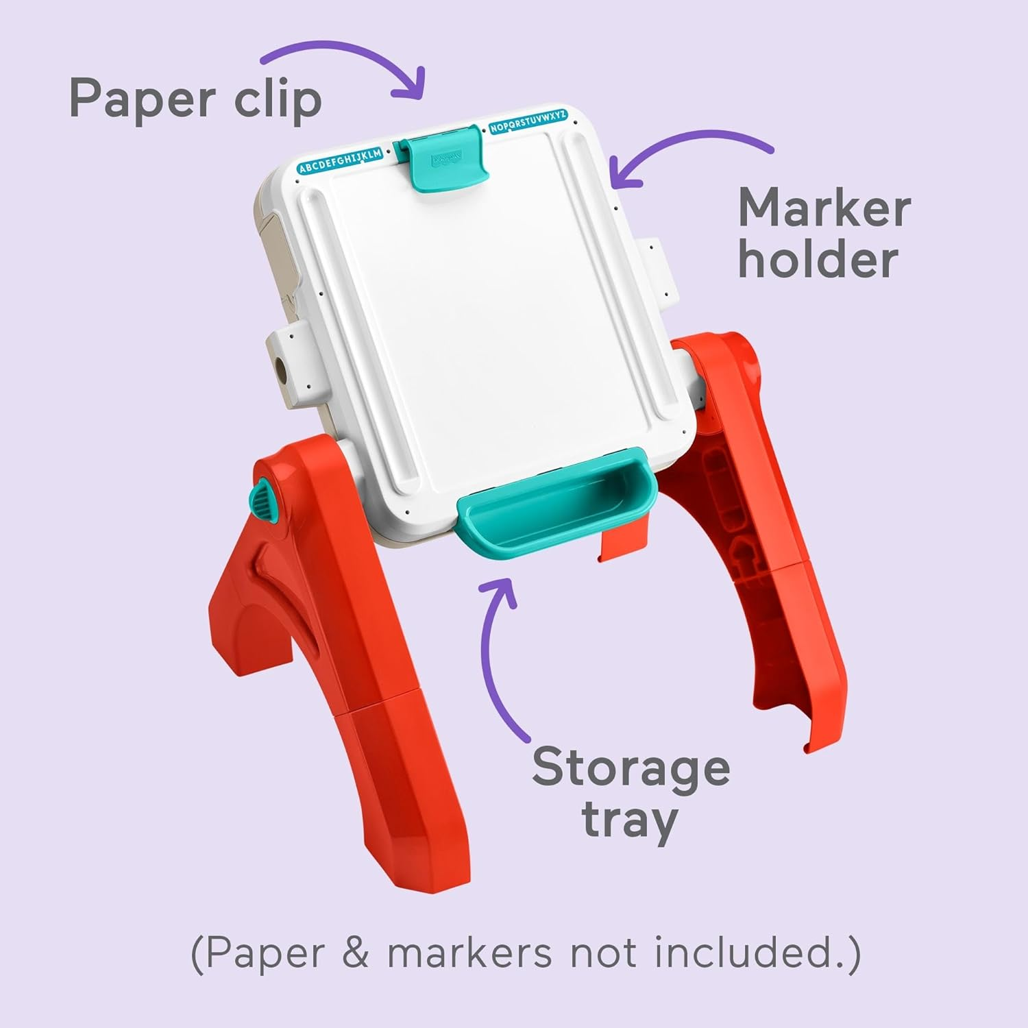 Fisher-Price Baby & Toddler Toy Laugh & Learn 4-In-1 Activity Table & Art Easel with Educational Music & Lights for Kids Ages 6+ Months image number 5