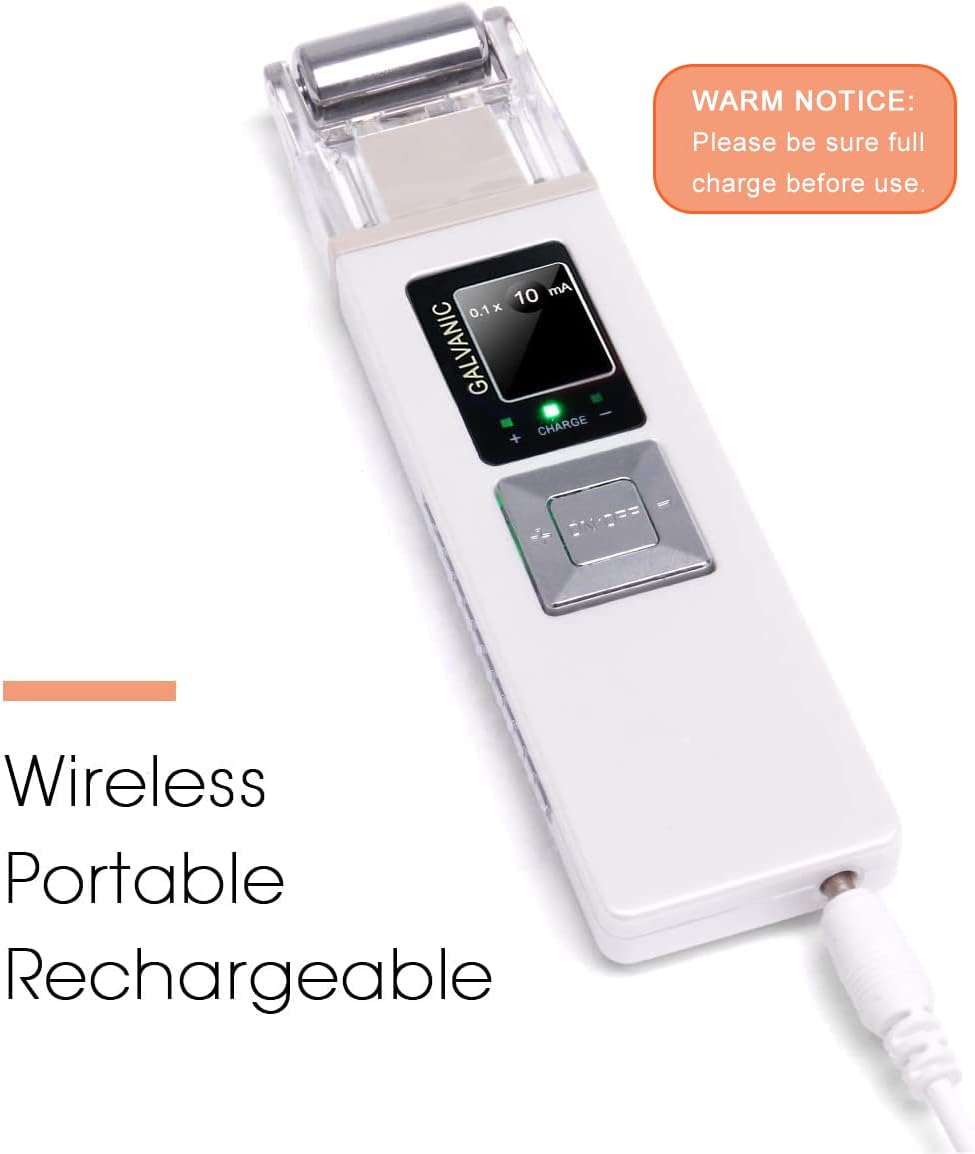 Portable Galvanic Microcurrent Skin Firming Machine, Anti-Aging Face Lift Massager Home Use Beauty Salon Device image number 1