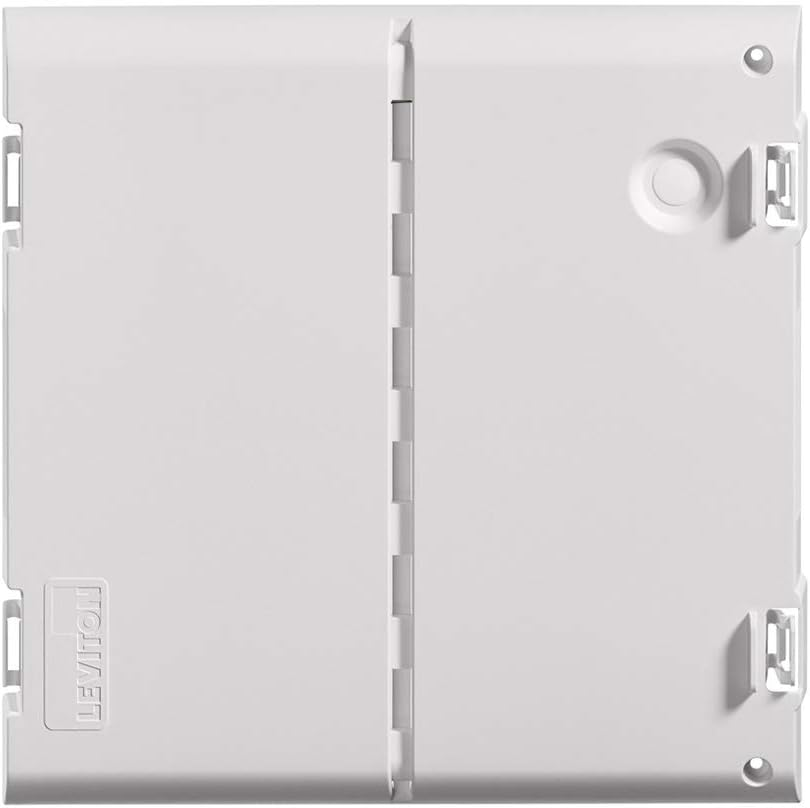 Leviton 14" Wireless Structured Media Center Vented Hinged Door Only - Plastic, White image number 3