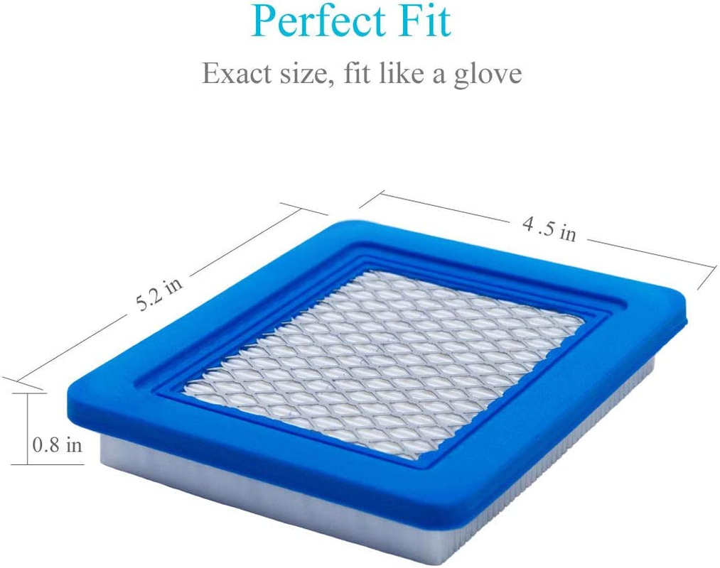 HOODELL 3 Pack 491588S Air Filter with Pre Filter, Compatible with 491588 493537 493537S Toro 20332 Craftsman 33644, Push Lawn Mower Air Cleaner