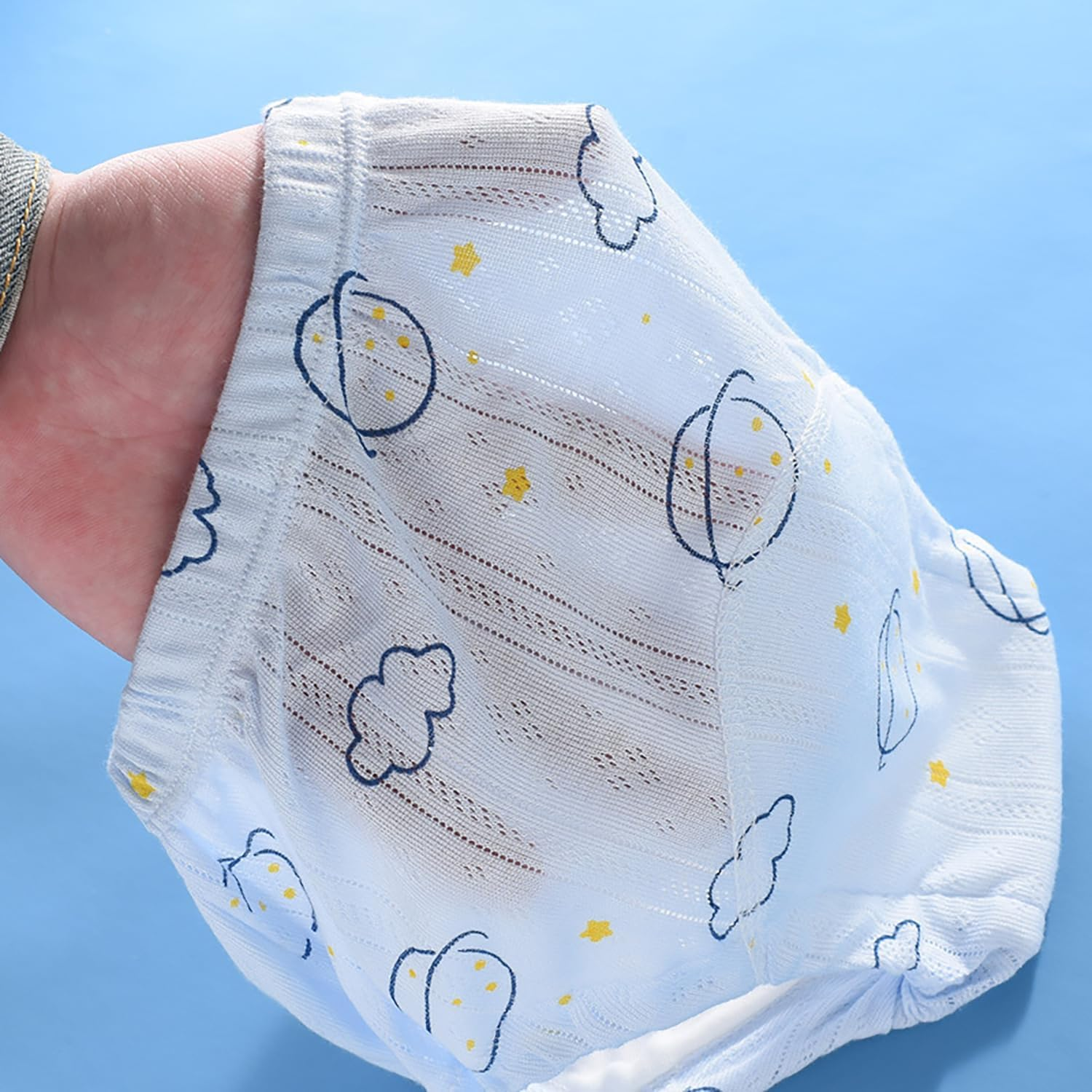 ZONEY 6 Packs Training Pants, Baby Boys Girls Underwear Cute Cartoon Toddler Potty Leak-Proof Cotton Training Pants, Summer Washable Baby Training Breathable Diaper Pants,Suitable for 1-3 Years (B, S) image number 5