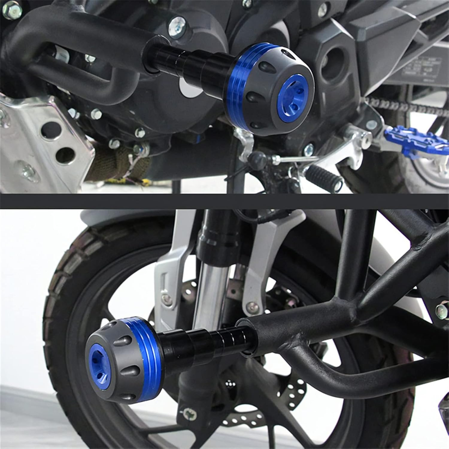 Motorbike Frame Sliders for Y┐AMAHA MT-10 2016-2021 Motorcycle Accessories CNC Falling Protection Bobbins Pad MT10 Frame Sliders Crash Protector (Color : Green) image number 1