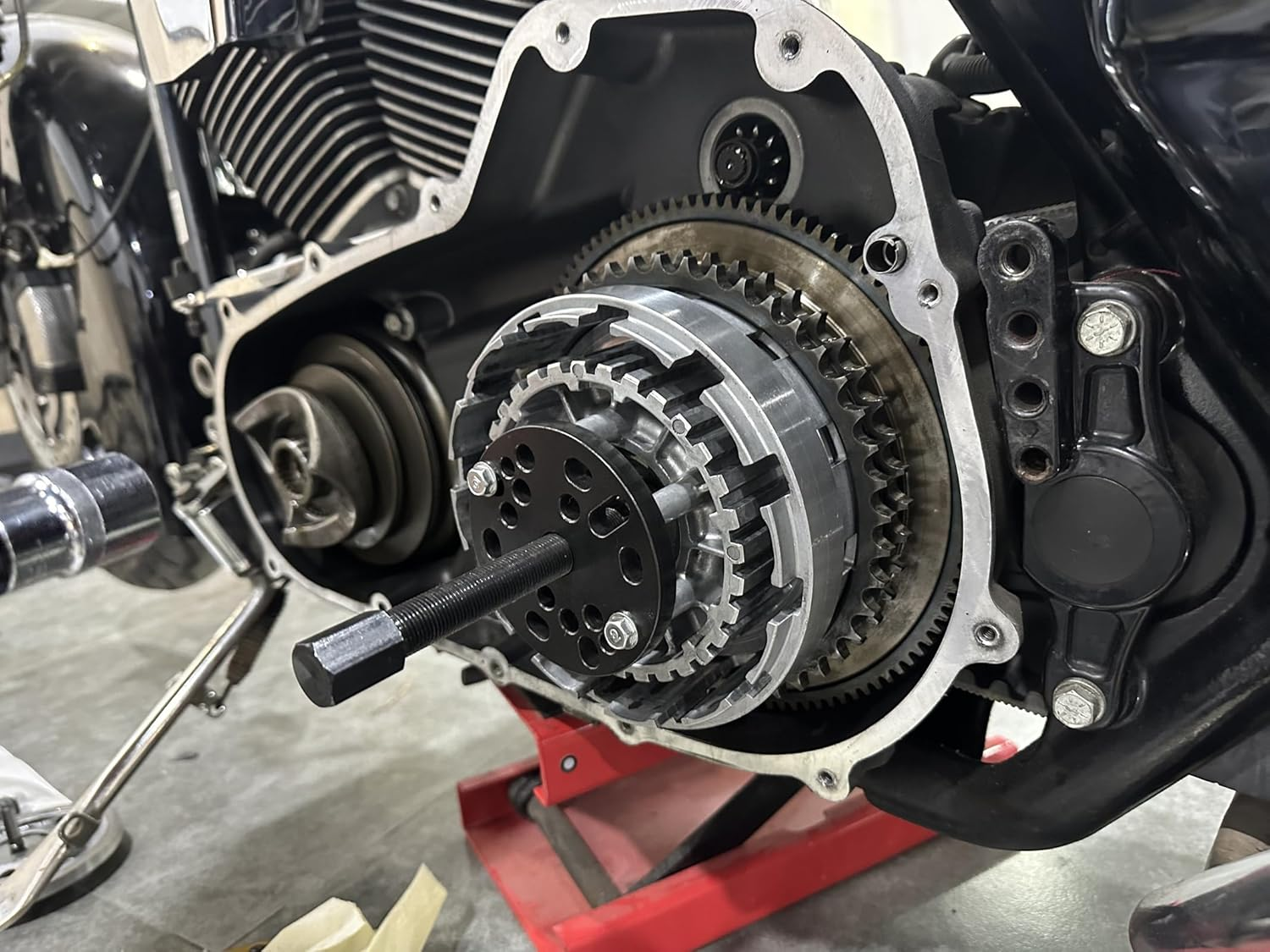 Mofun Clutch Hub Alternator Puller Kit Compatible with Harley Big Twins Softail Touing Dyna image number 5