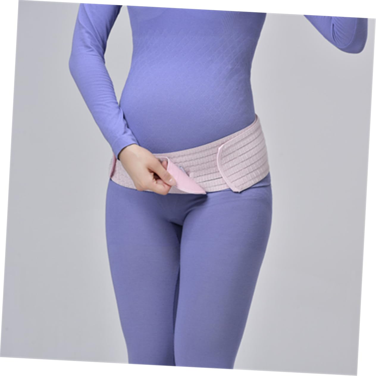 Pregnant Women Breathable Abdominal Belt Dual Purpose Postpartum Pelvic Support Band for Pregnancy Comfort and Back Brace image number 5