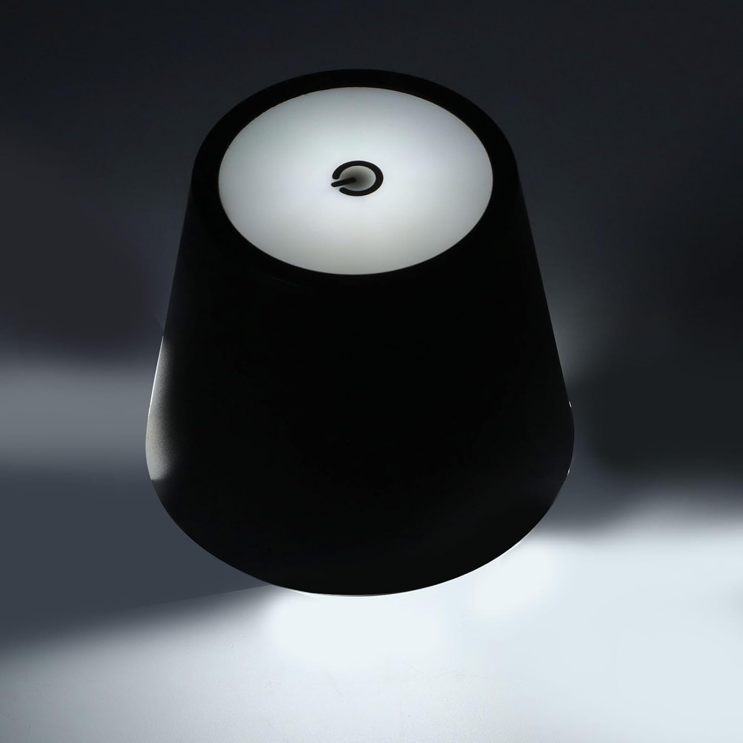 LED Wine Bottle Lamp RGB 3 Color, Stepless Dimming Touch Control Bottle Light, Rechargeable Cordless Lamp for Home Decor (Black)