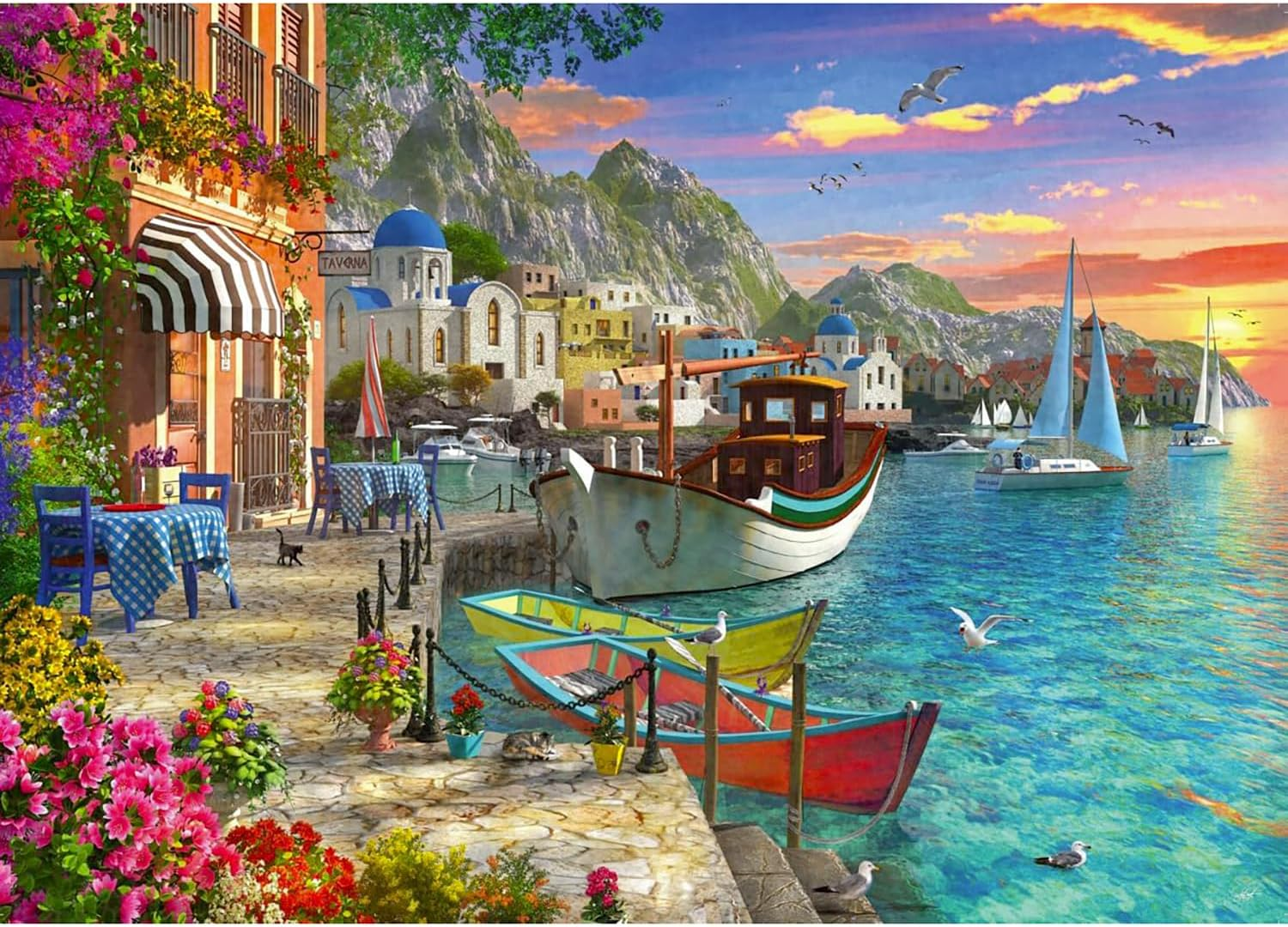 Ravensburger - Grandiose Greece Puzzle 1000P image number 3