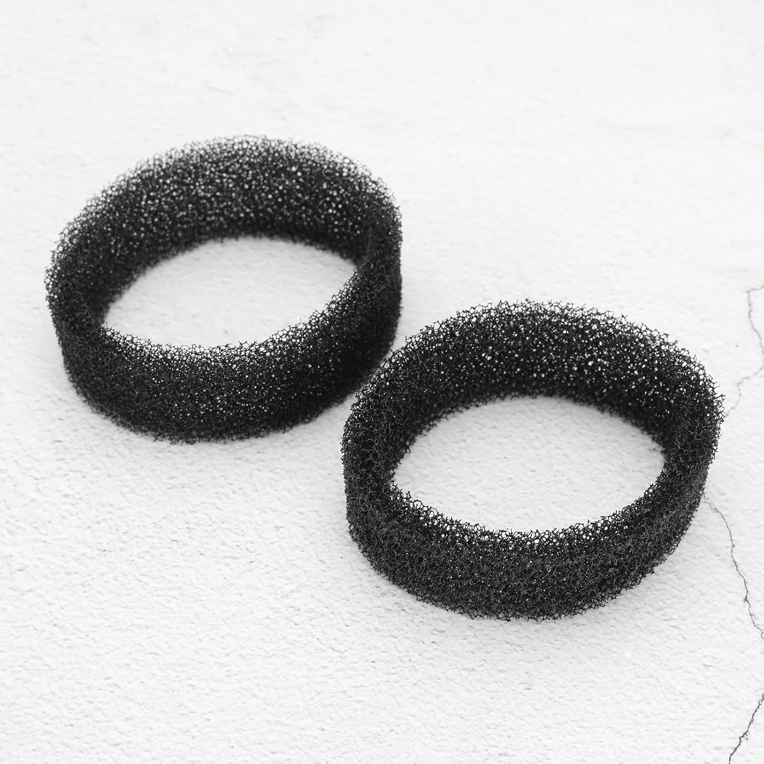 Emsea Pack of 16 Filter for Cat Drinking Fountain, Black round Filter Sponge, Replacement Filter for Drinking Water Sponge for Pets for 2.5 L/84 Oz and 2.2 L/74 Oz Drinking Fountain for Pets image number 6